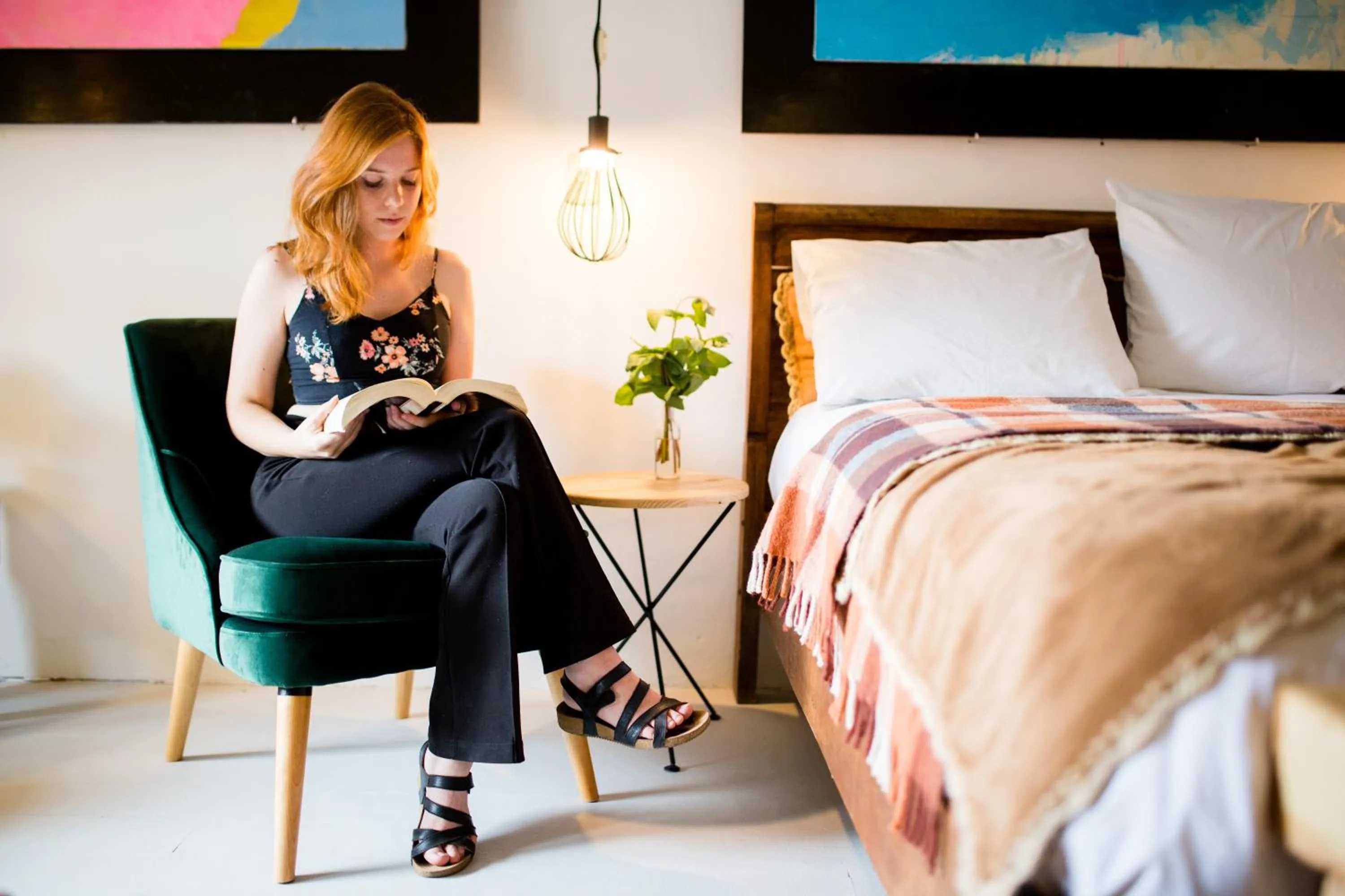 Bed in Niños Hotel Meloc