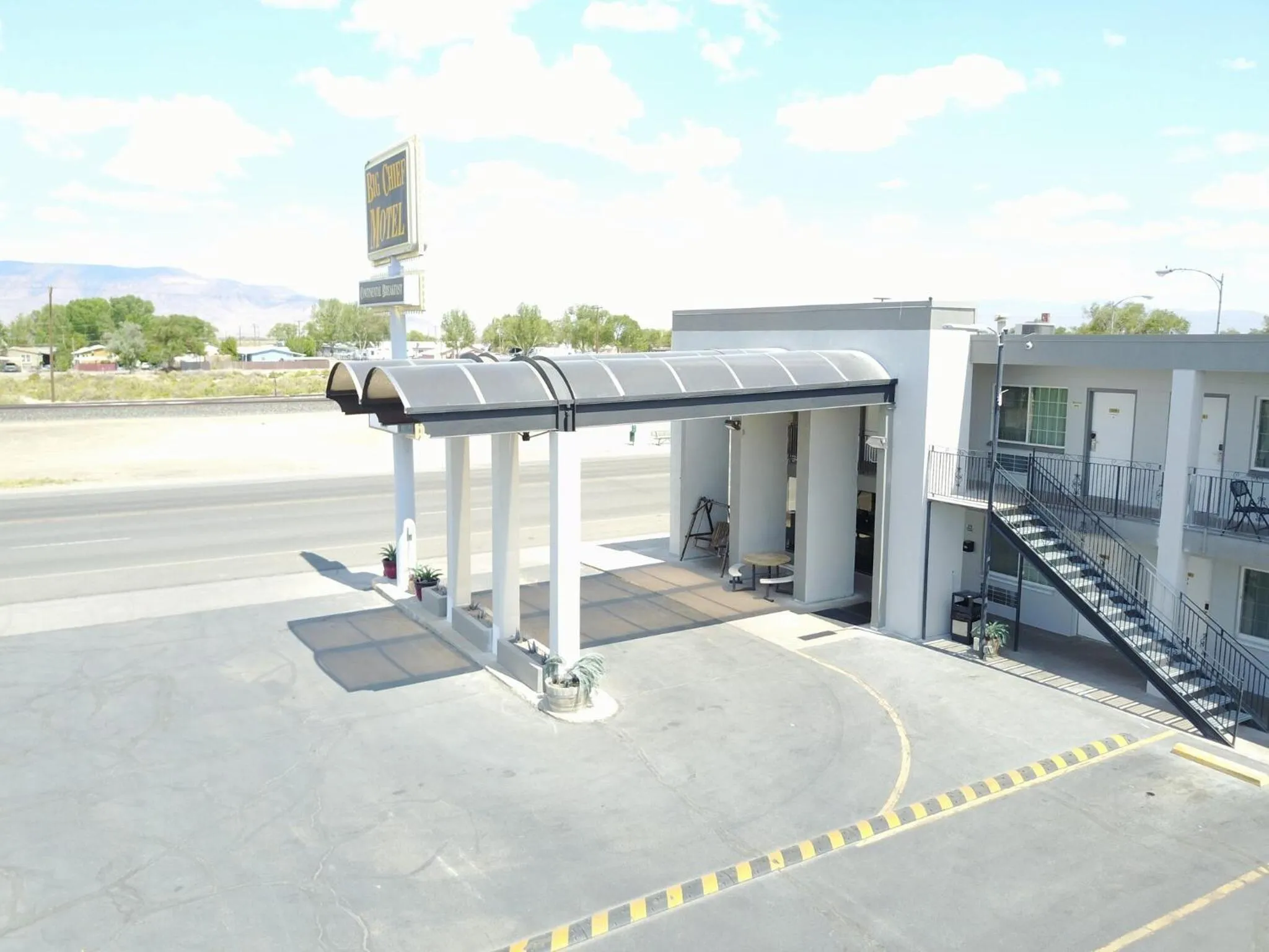 Property building in Big Chief Motel