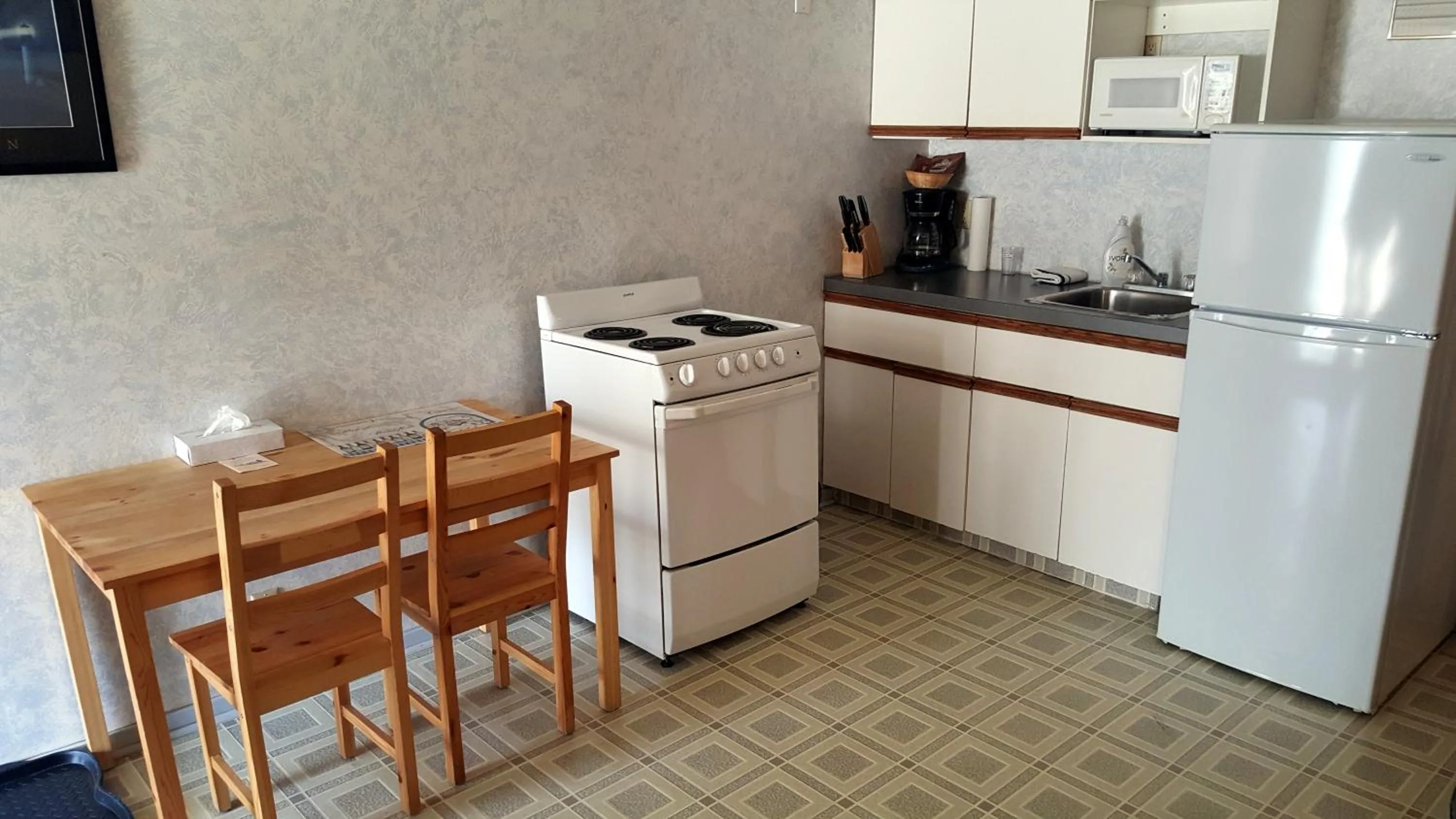 Kitchen or kitchenette in Badlands Motel
