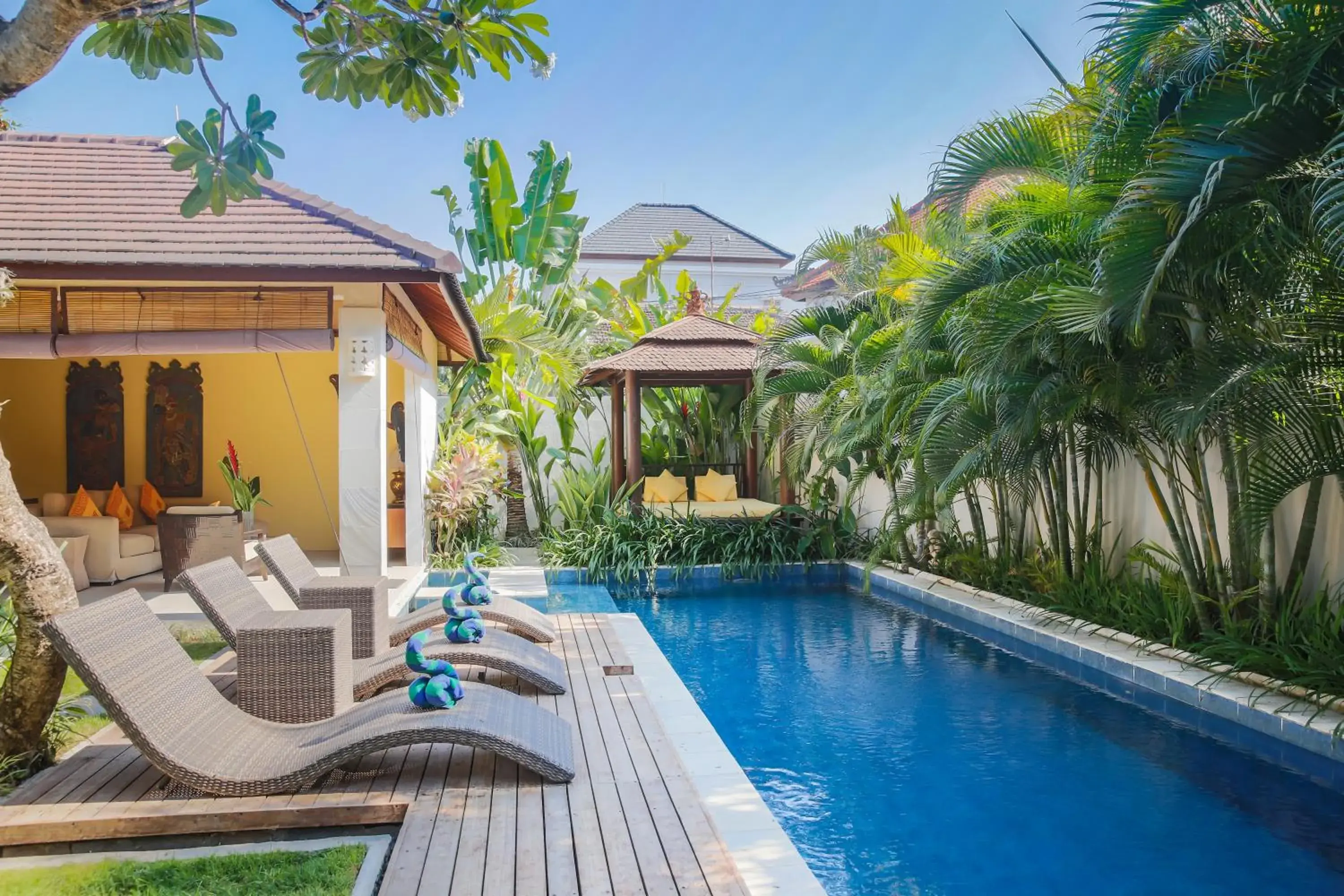 Patio, Swimming Pool in Samana Villas