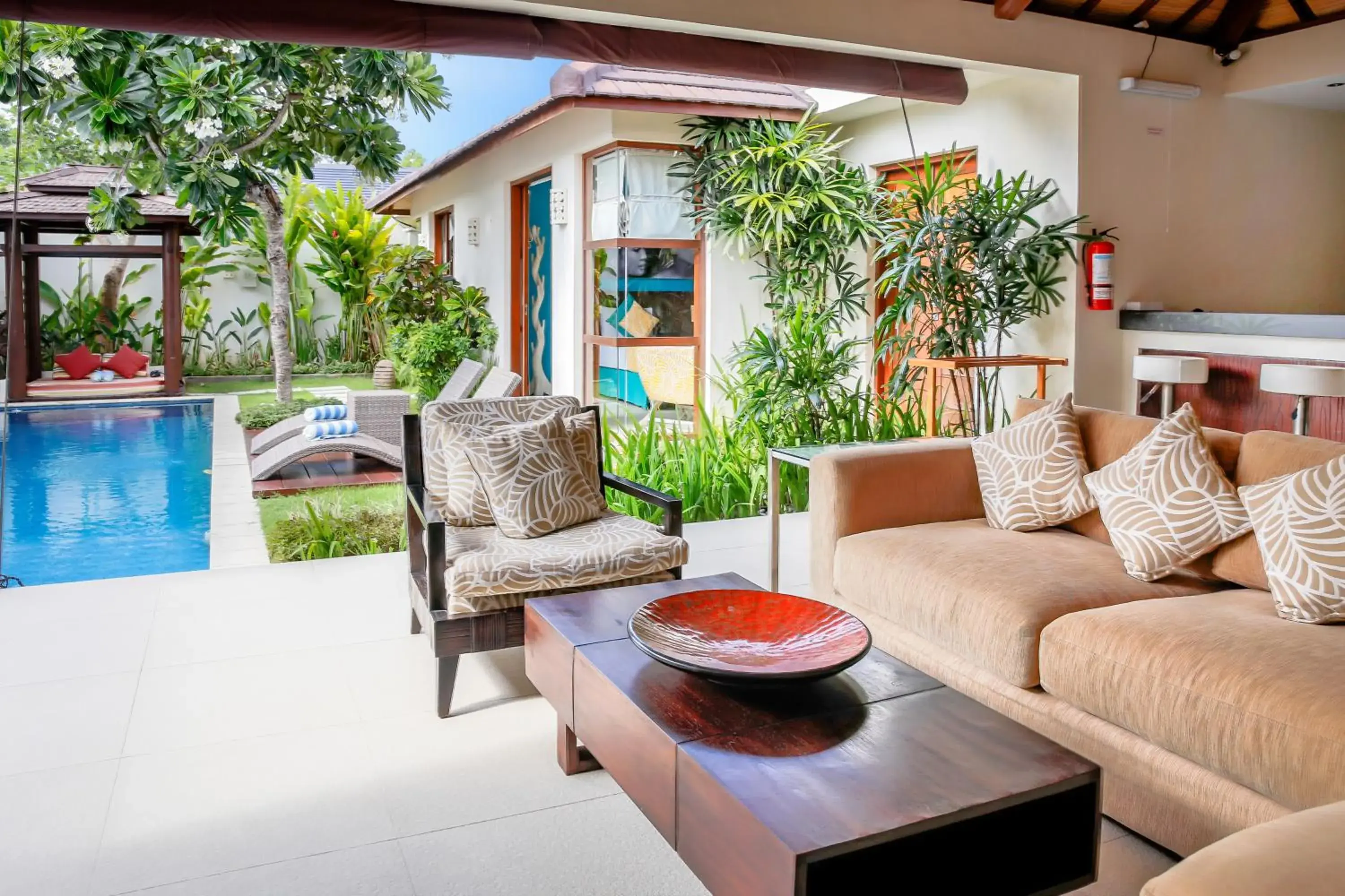 Patio, Swimming Pool in Samana Villas