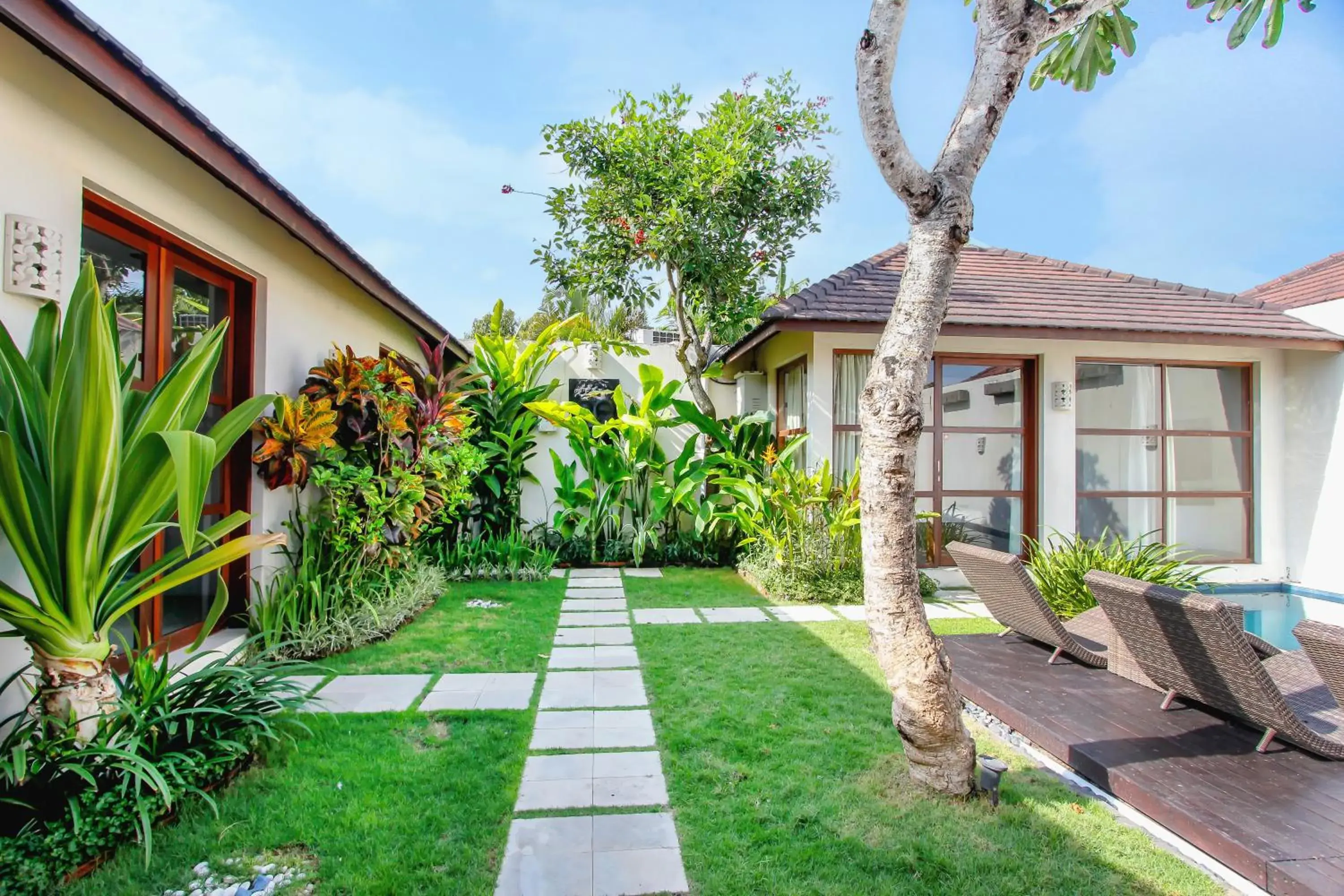 Patio, Property Building in Samana Villas