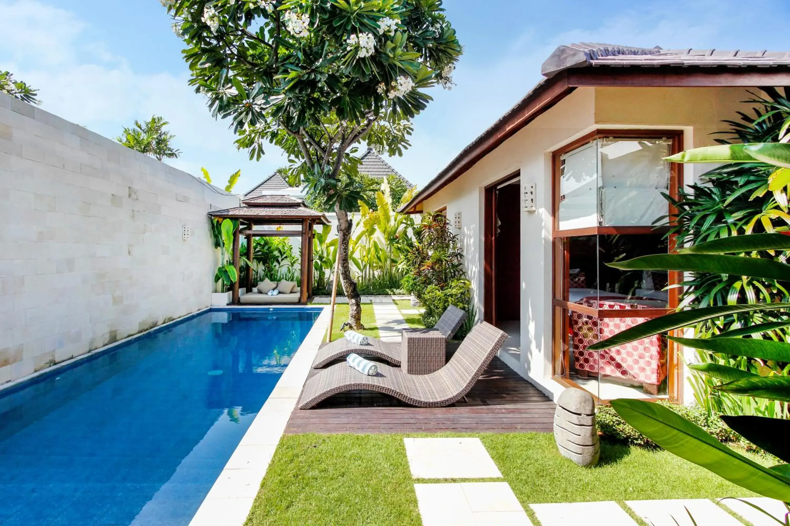 Patio, Swimming Pool in Samana Villas