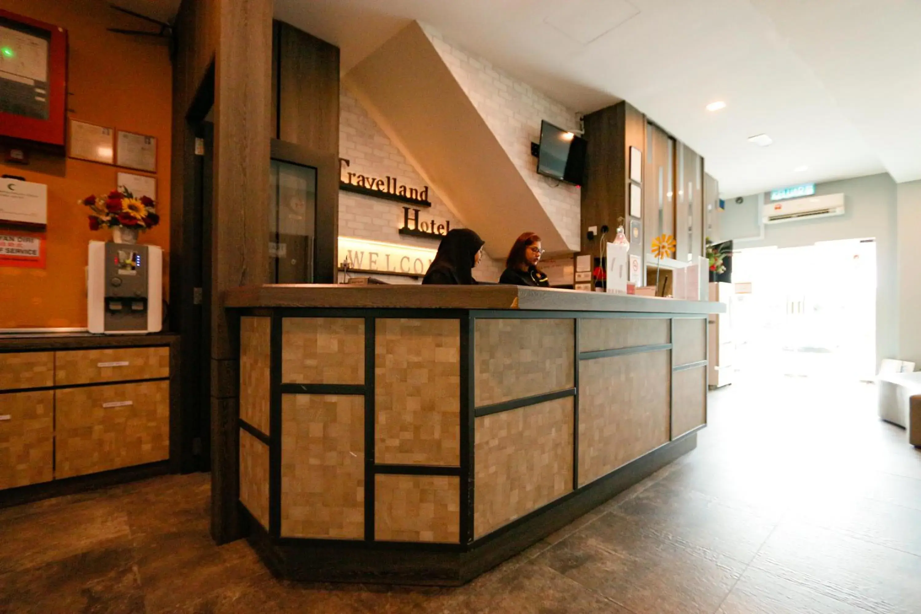 Lobby or reception in Travelland Hotel Lobby or reception in Travelland Hotel