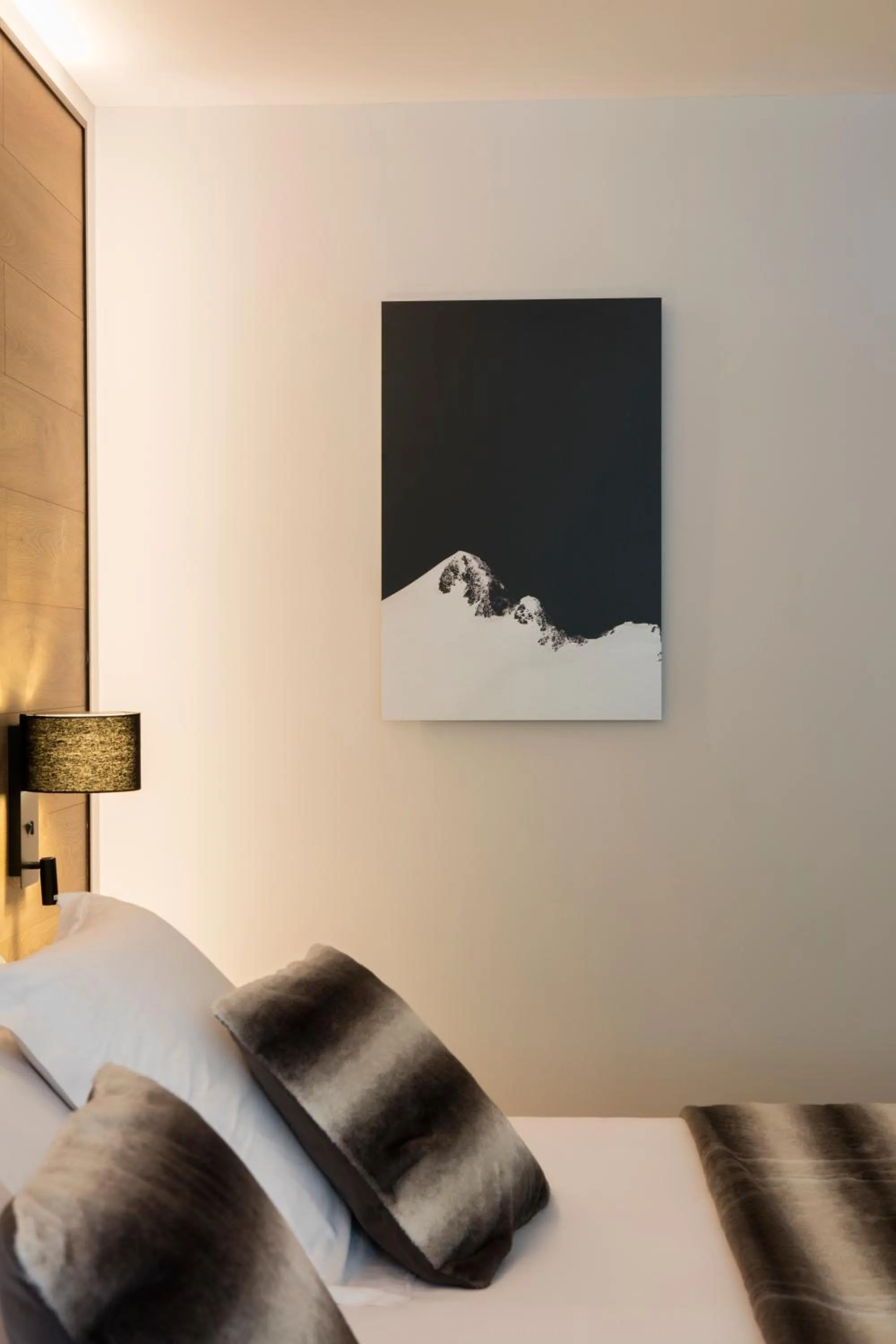 Bed in Acta Arthotel