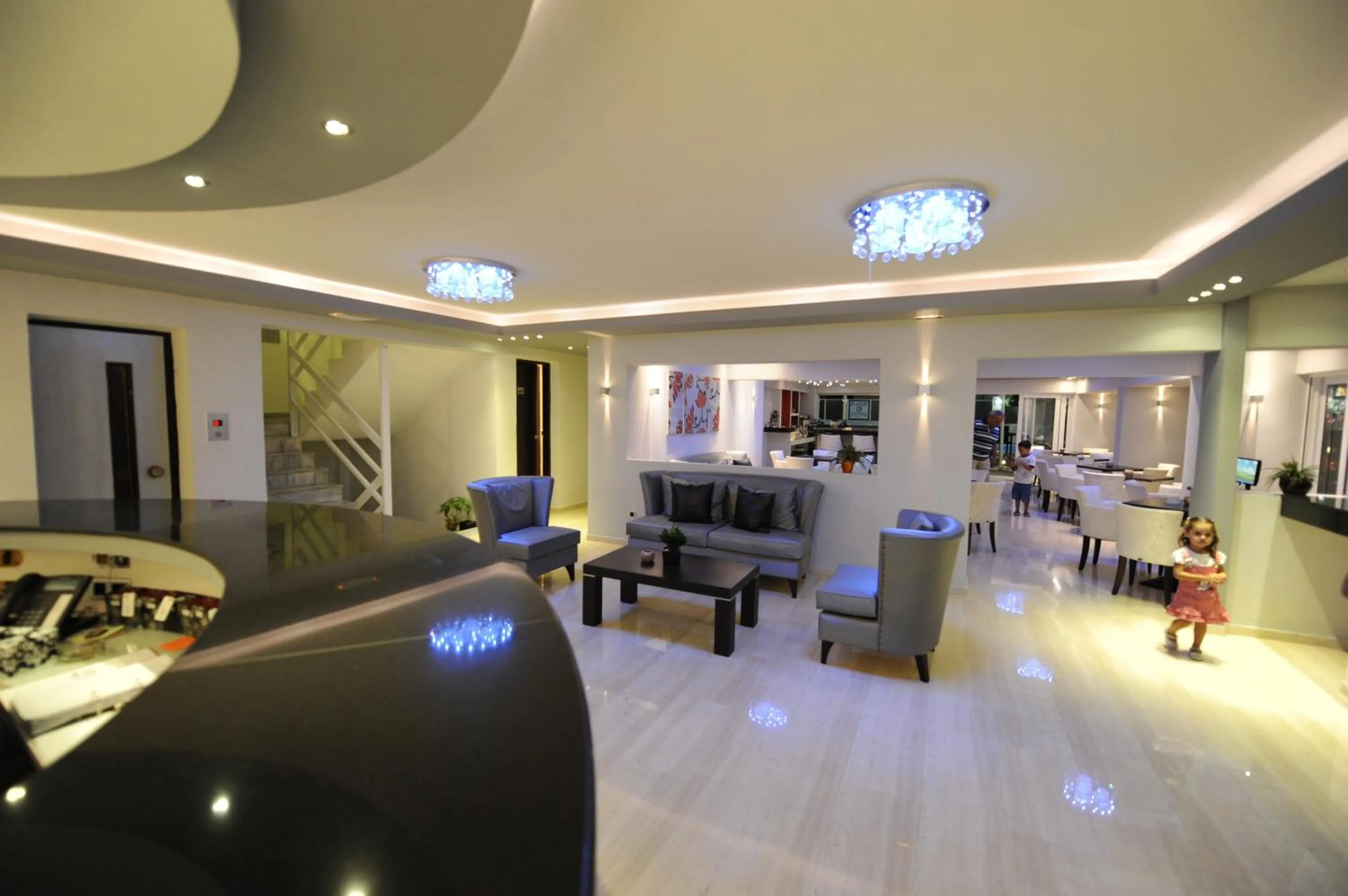 Lobby or reception in Ialysos City Hotel