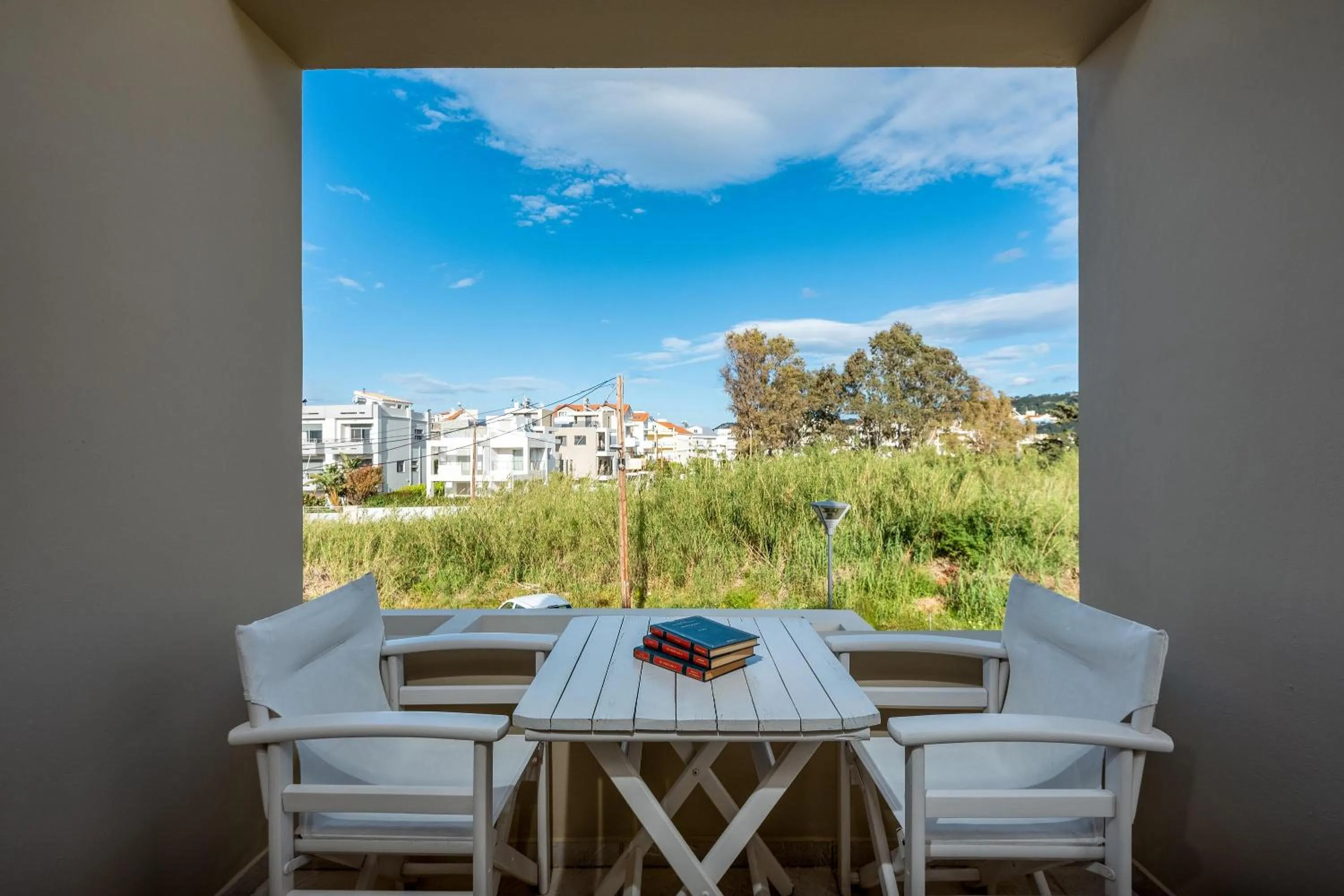 Seating area in Vasiliki Villa