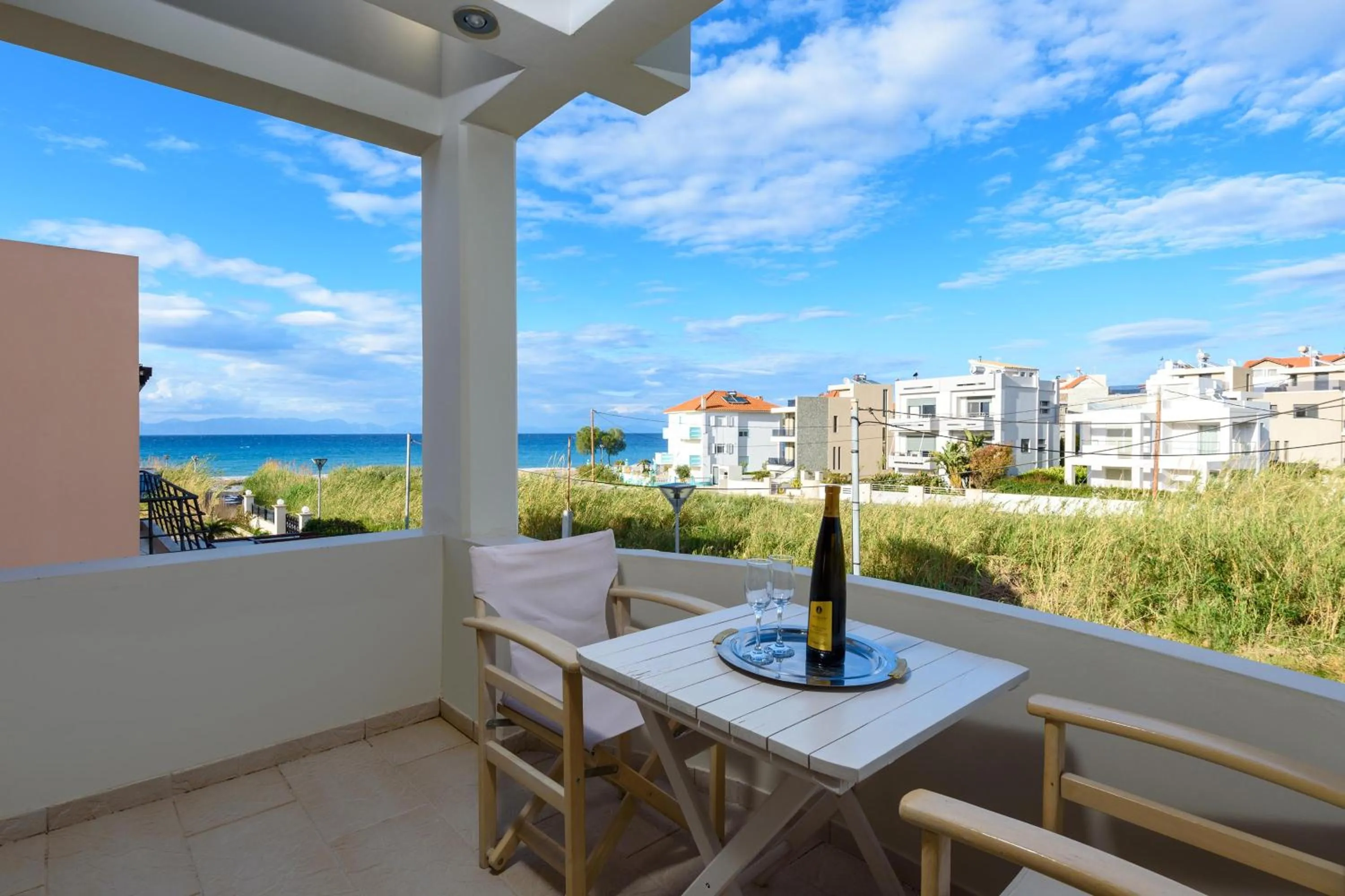 Seating area in Vasiliki Villa