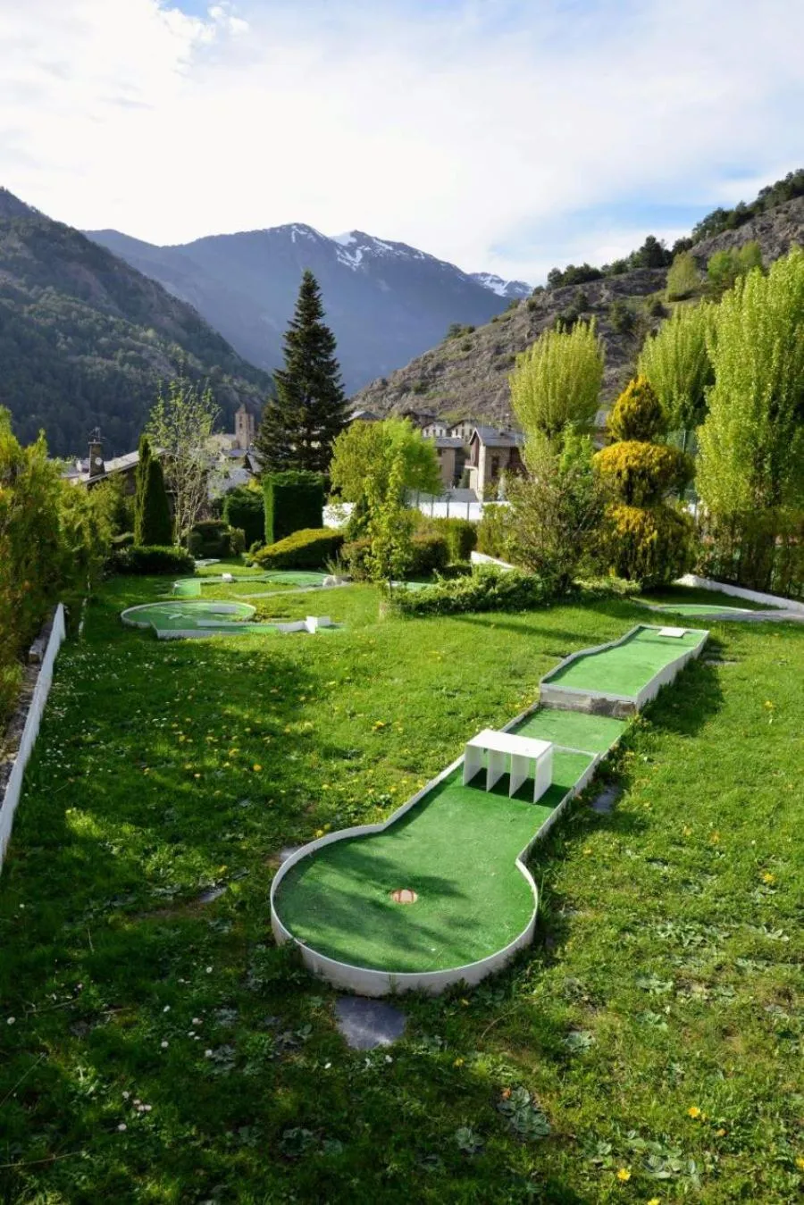 Minigolf in Hotel Coma