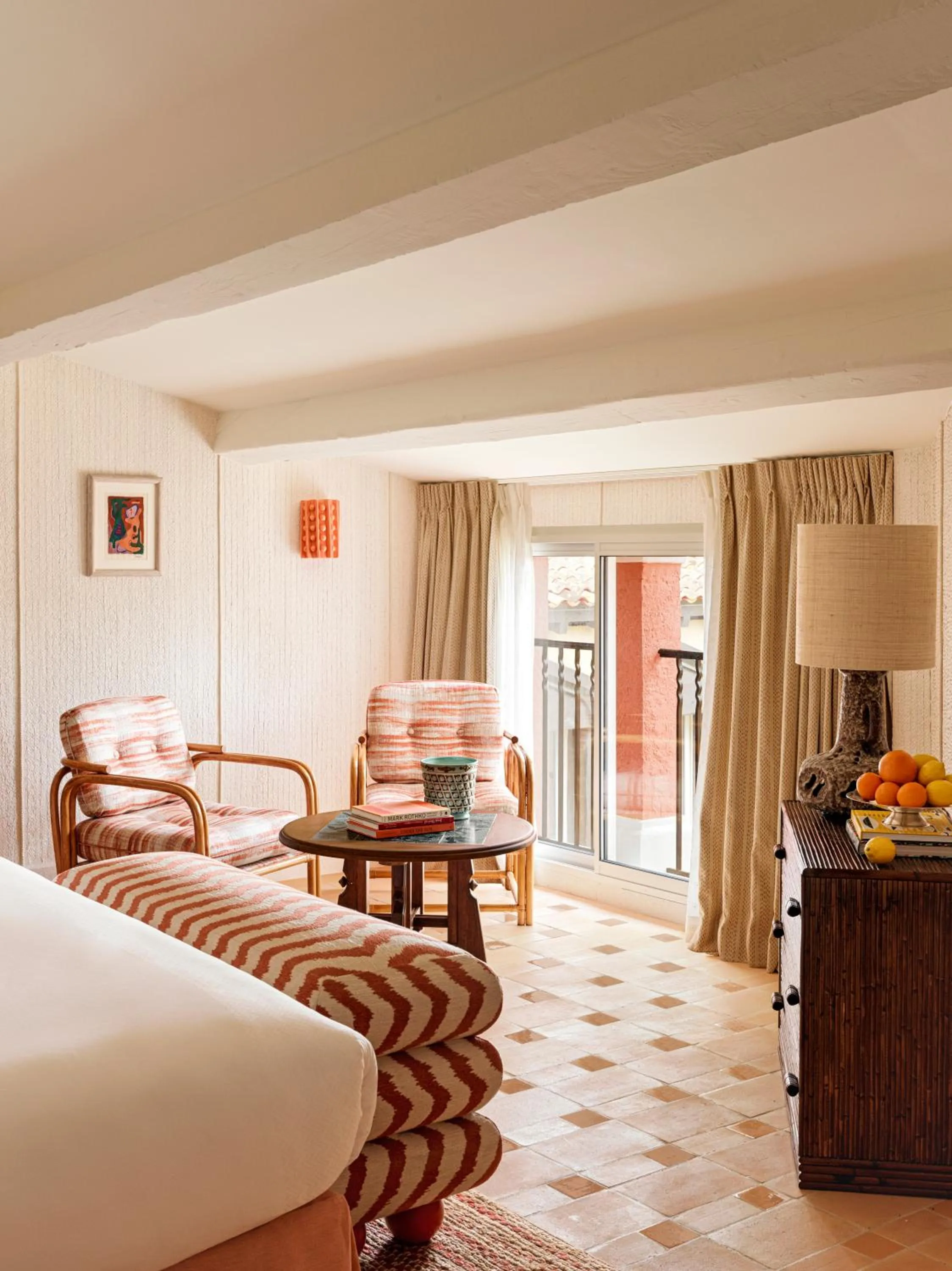 Bedroom in Hotel Byblos Saint-Tropez