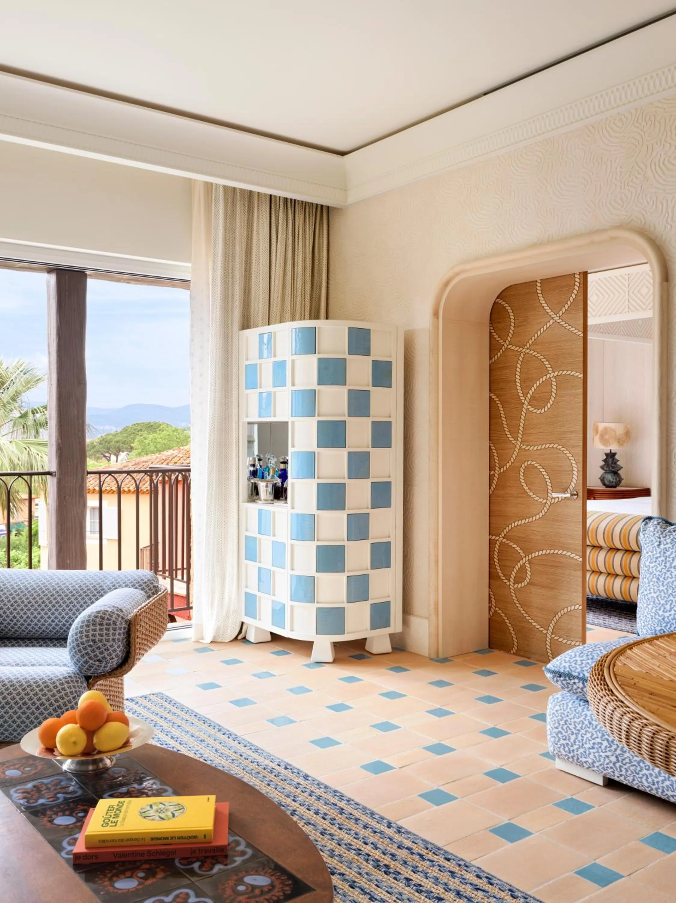 Bedroom in Hotel Byblos Saint-Tropez