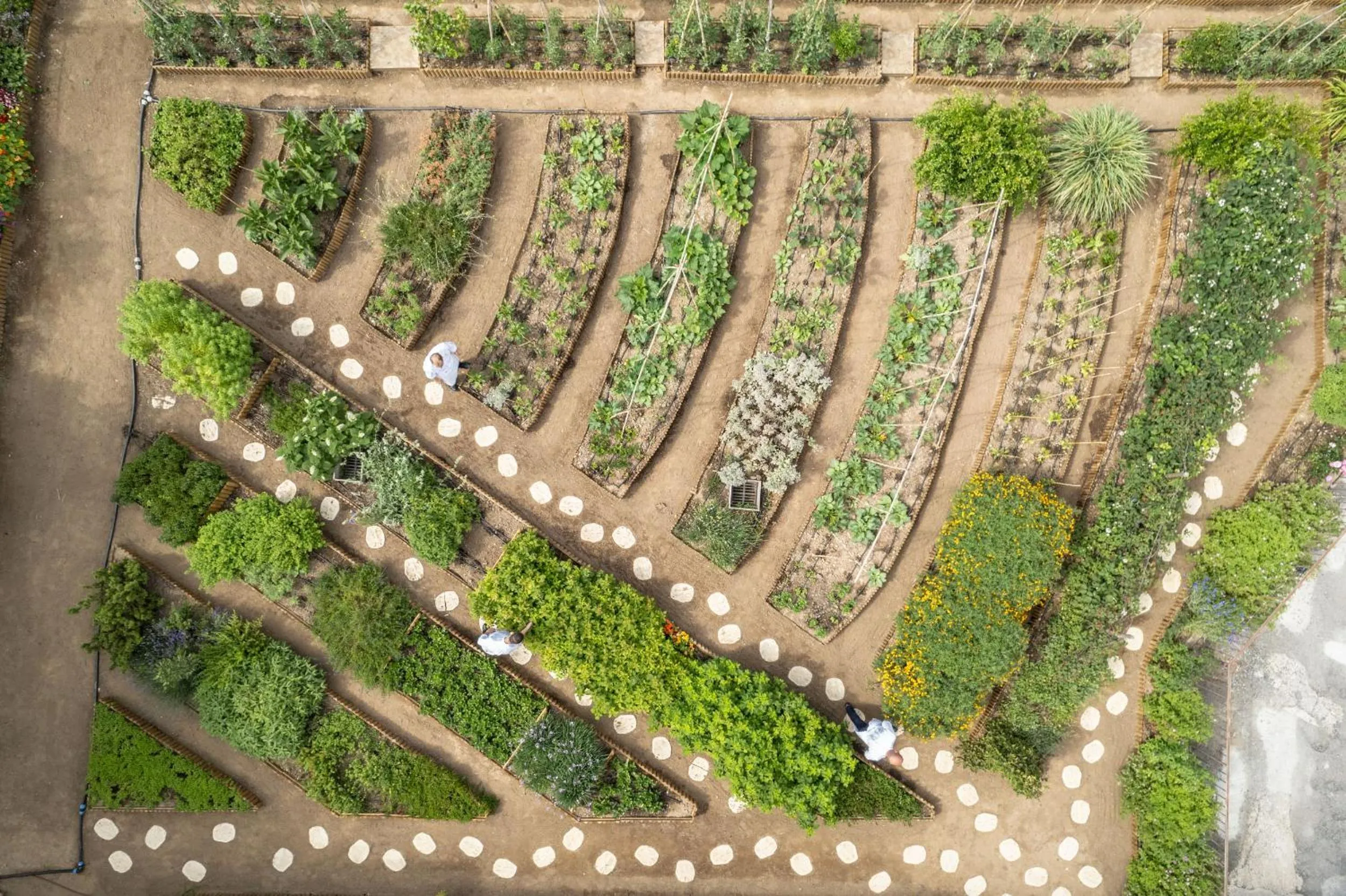 Garden in Hotel Byblos Saint-Tropez