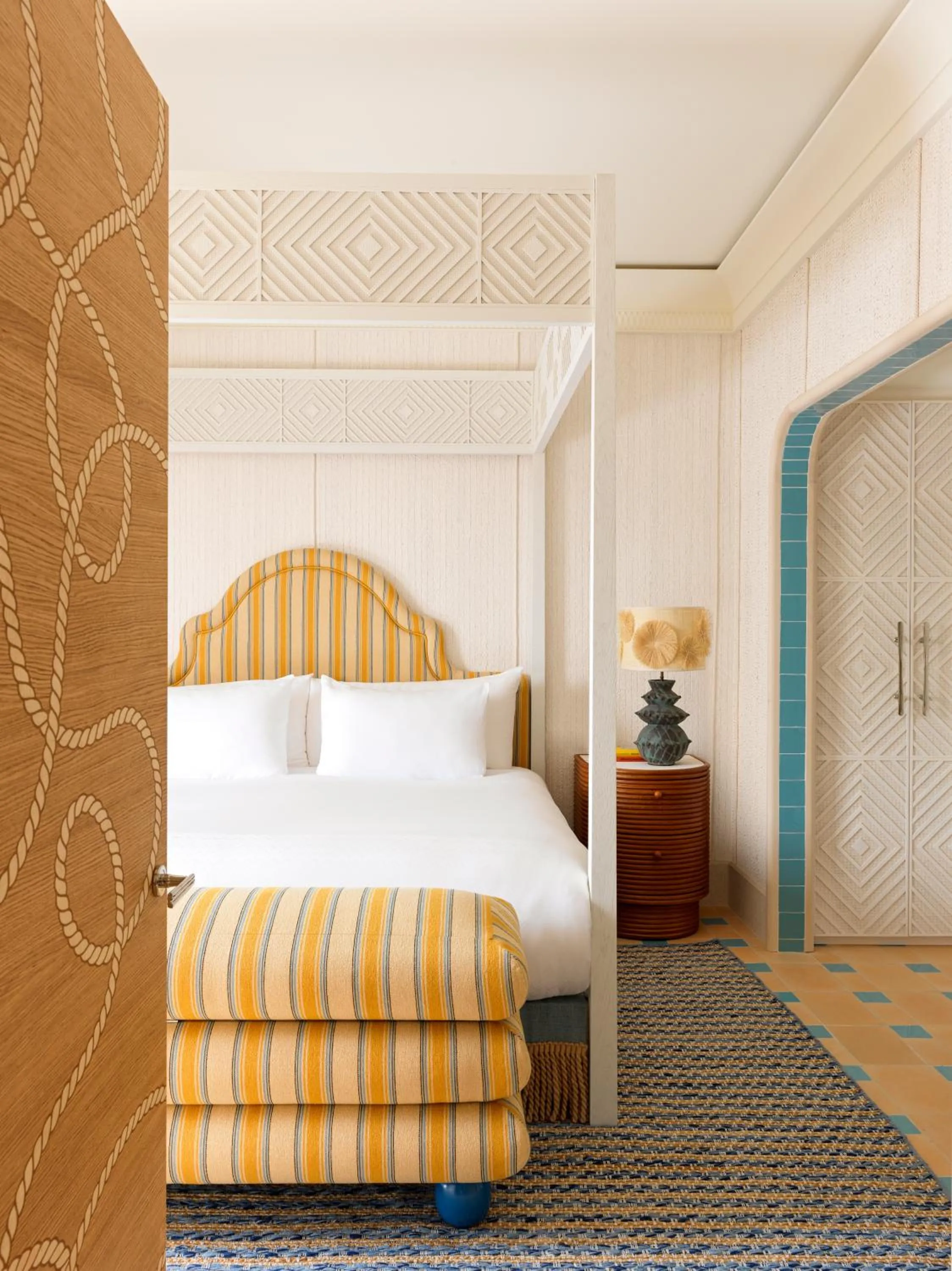 Bedroom in Hotel Byblos Saint-Tropez