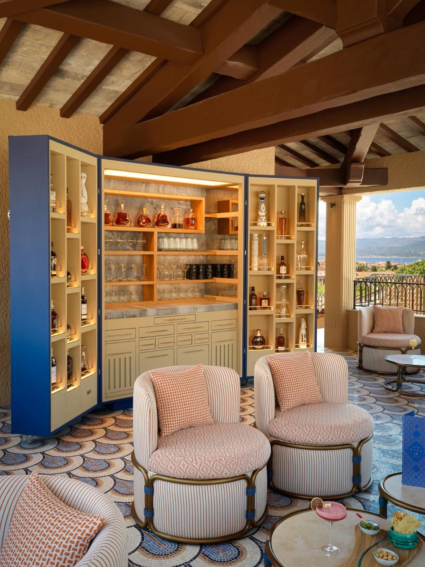 Balcony/Terrace in Hotel Byblos Saint-Tropez