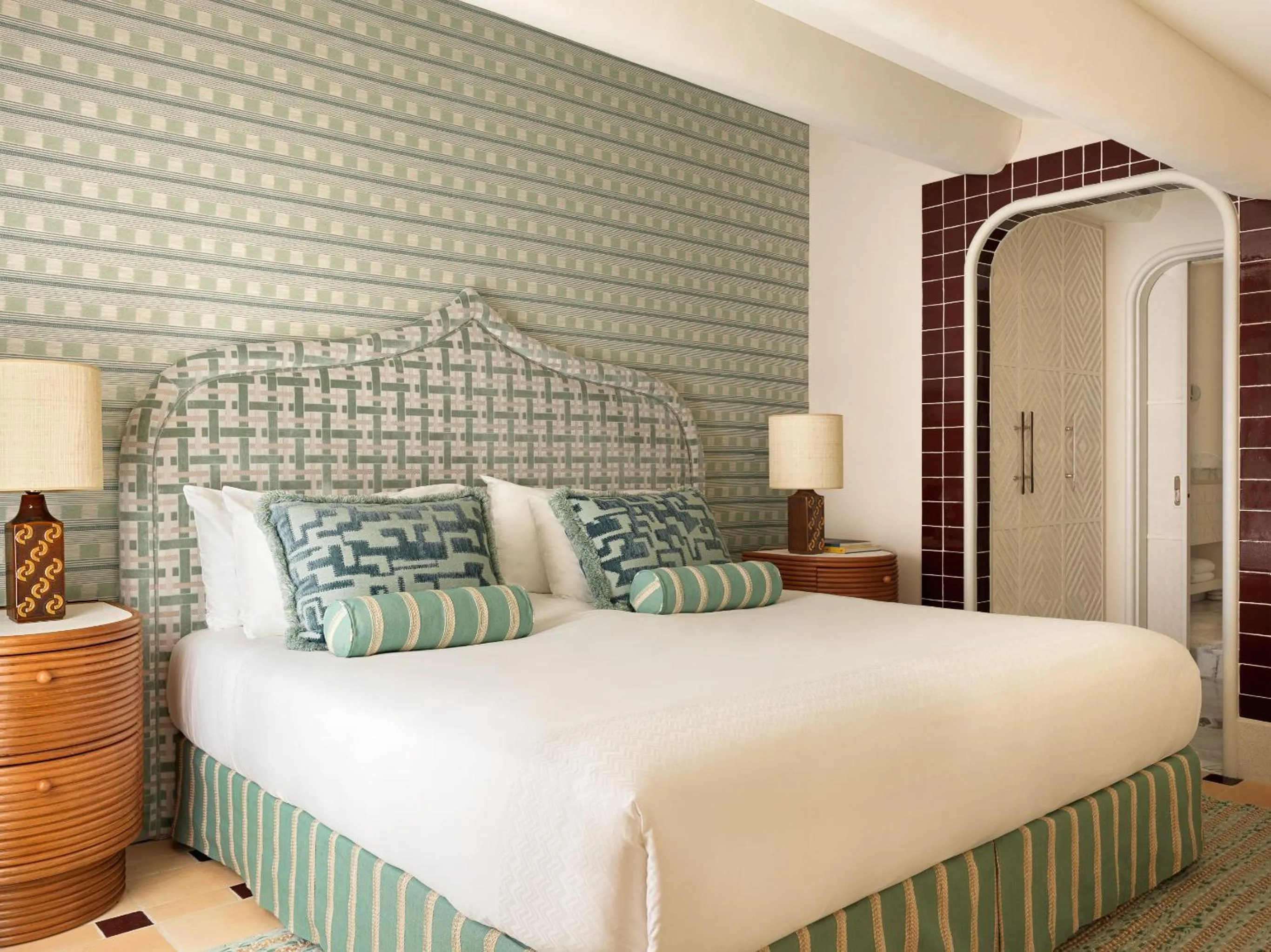 Bedroom in Hotel Byblos Saint-Tropez