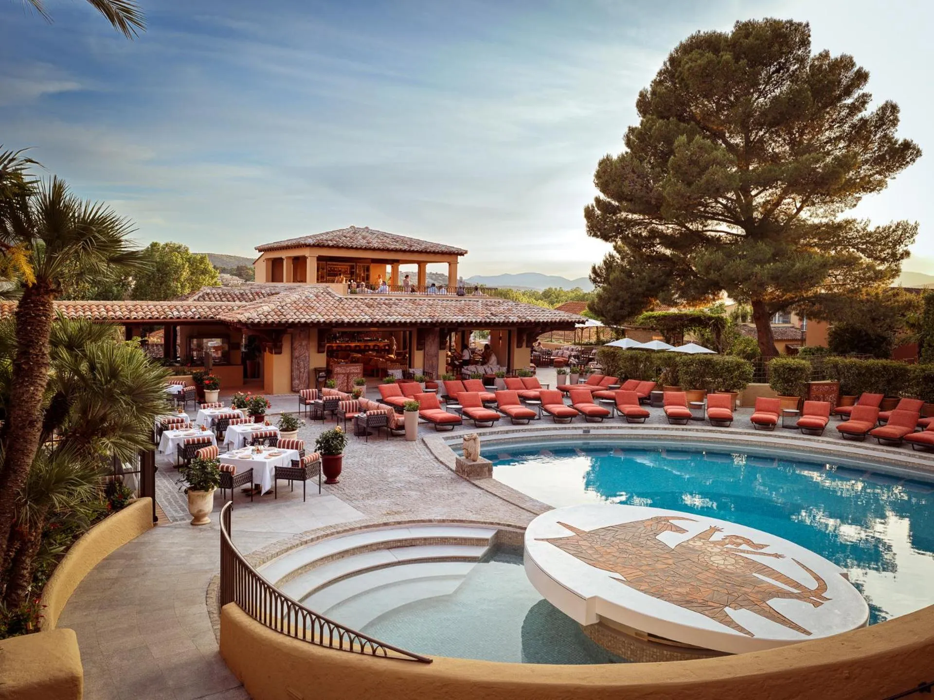 Balcony/Terrace in Hotel Byblos Saint-Tropez
