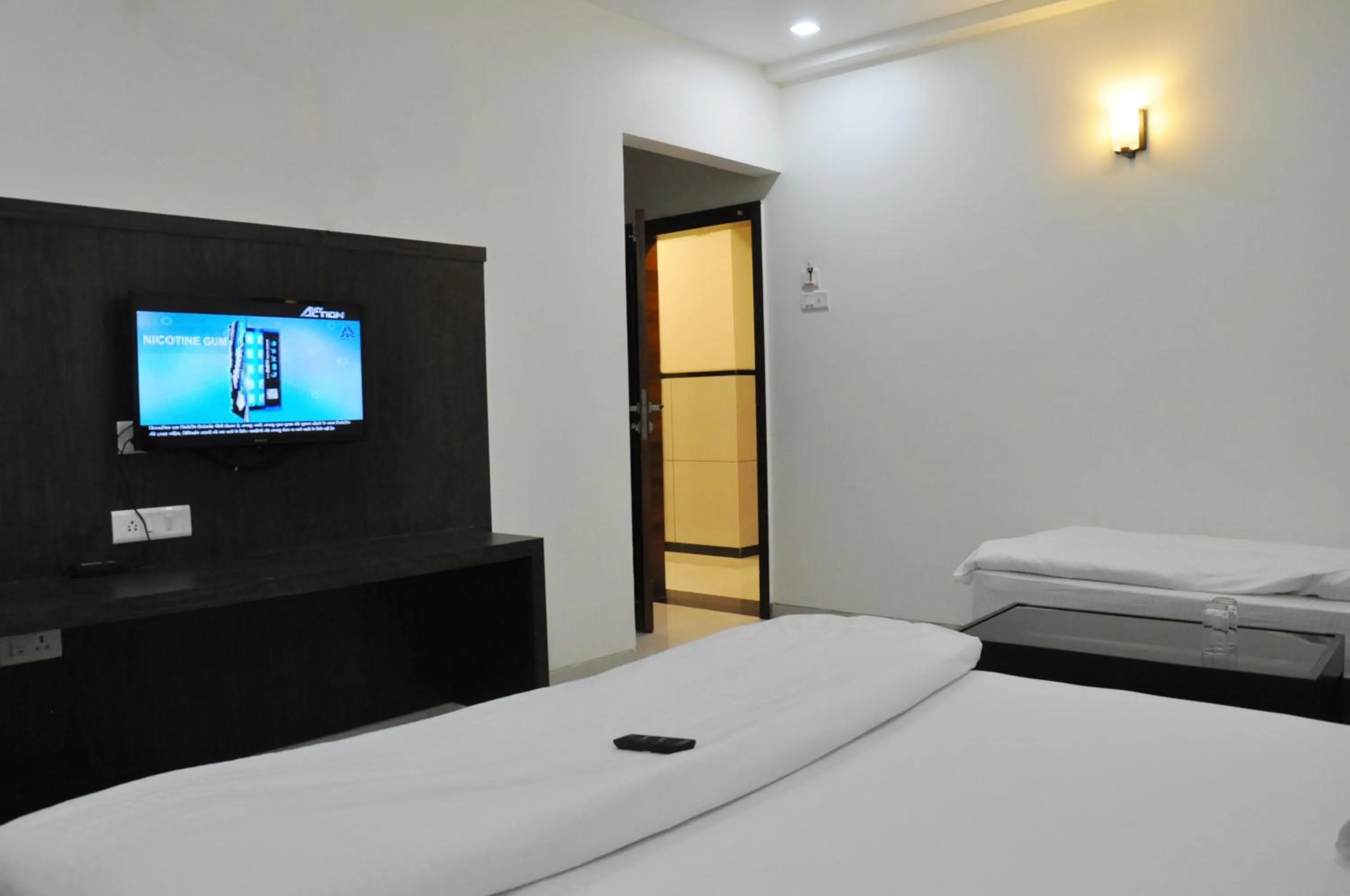 Bed in Hotel Sai Shubham