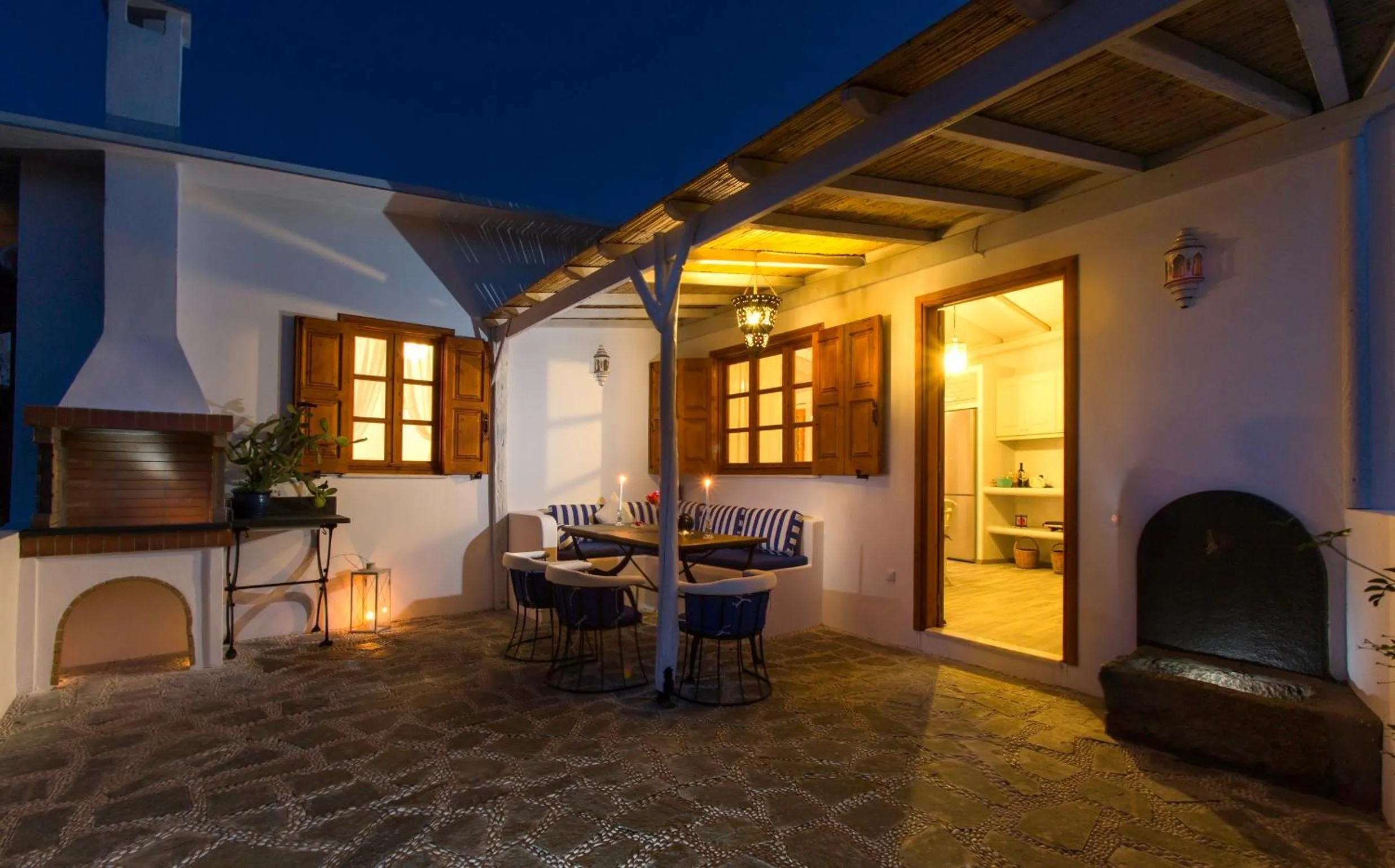 BBQ facilities in Lindos Seaside Villa