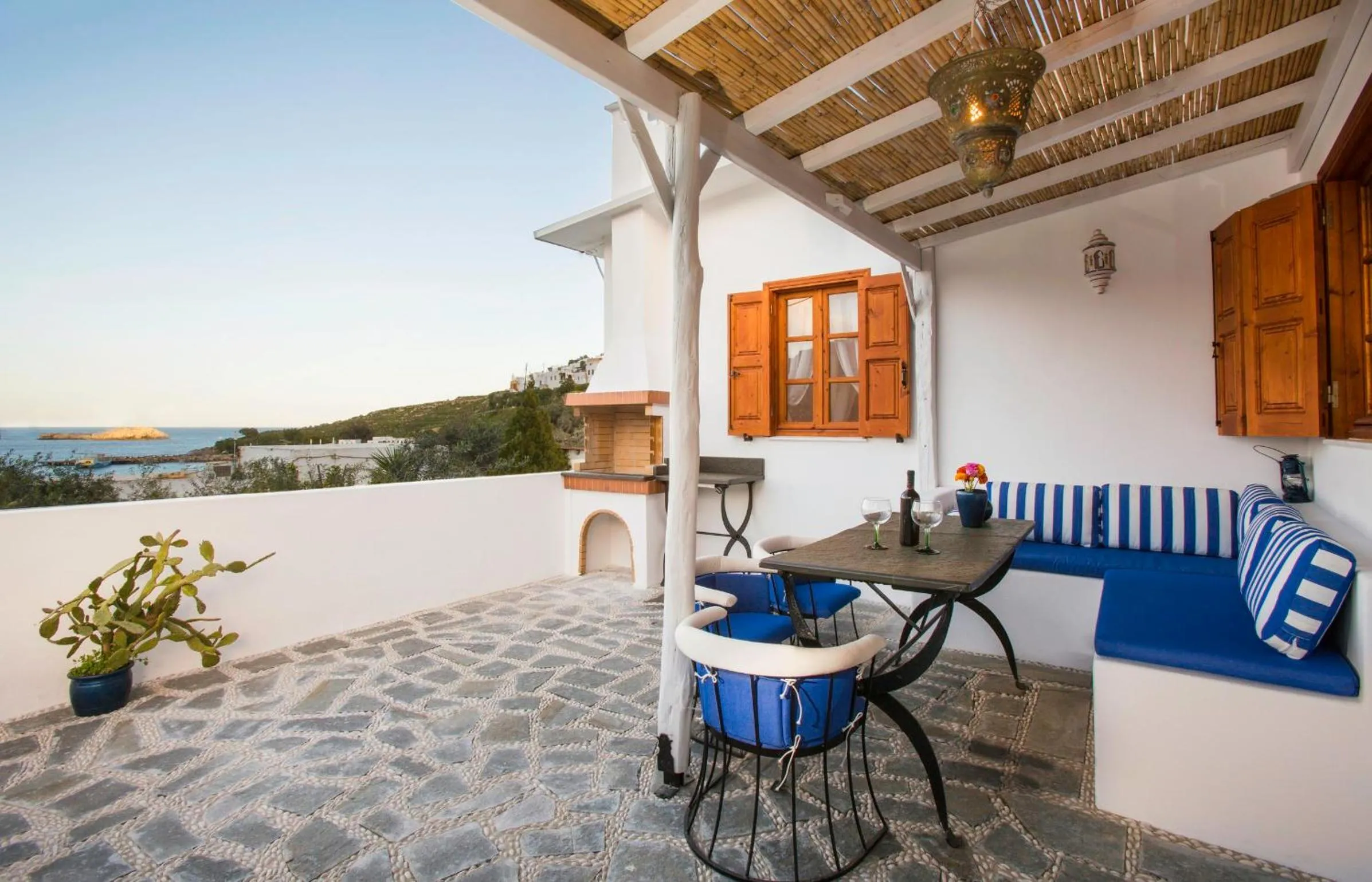 BBQ facilities in Lindos Seaside Villa