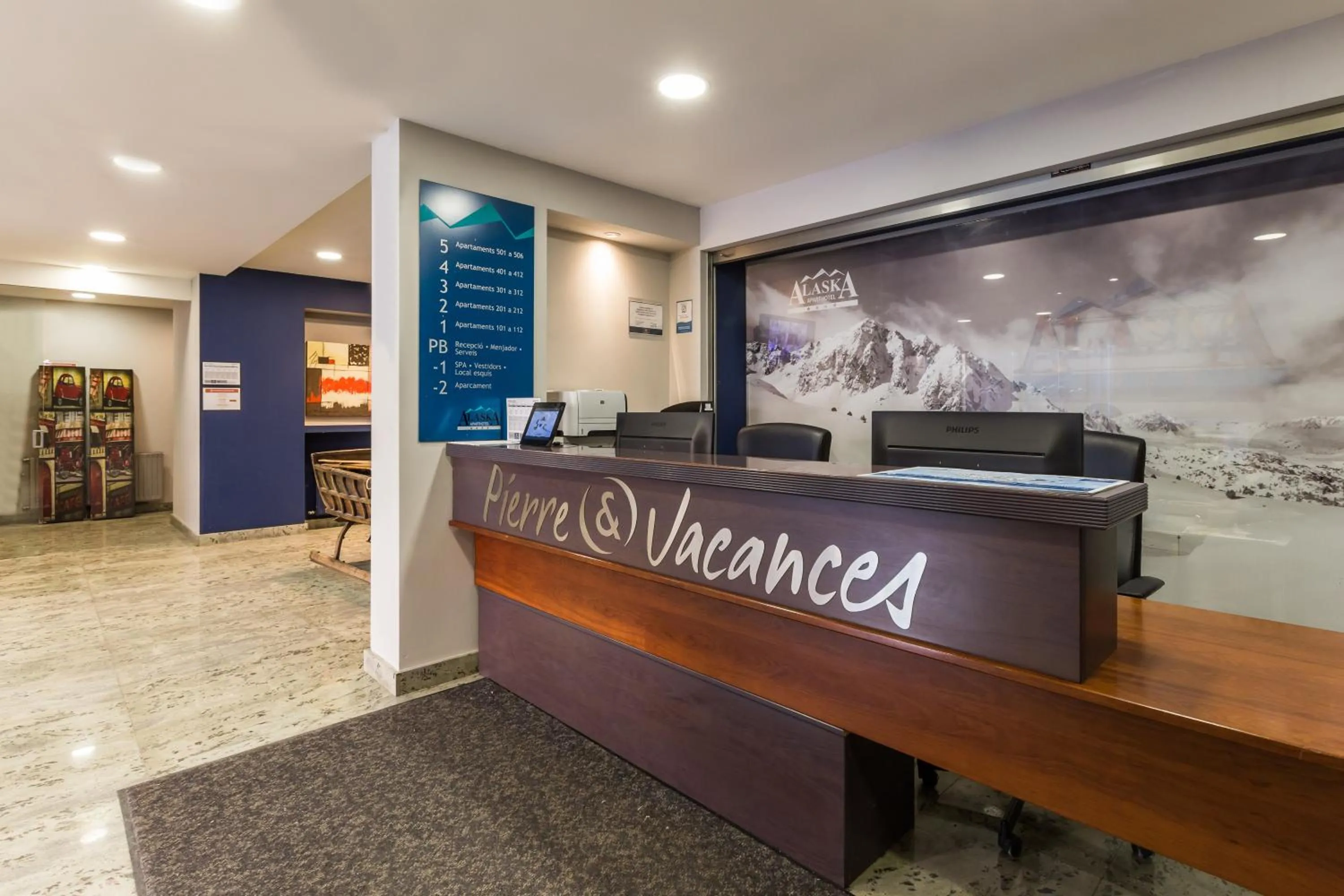 Lobby or reception in Pierre & Vacances Pas de la Casa Alaska