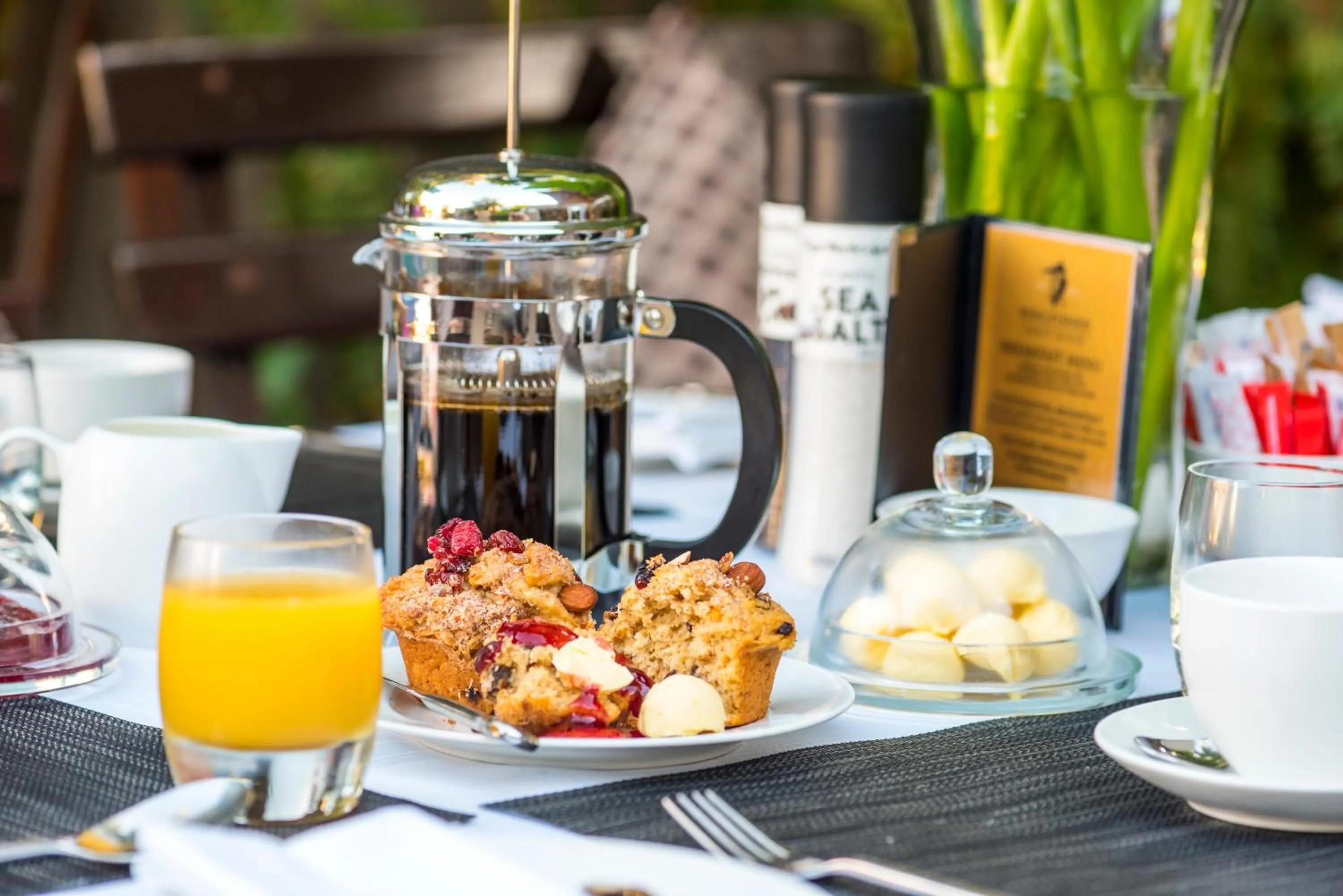 Continental breakfast in Kingfisher GuestHouse