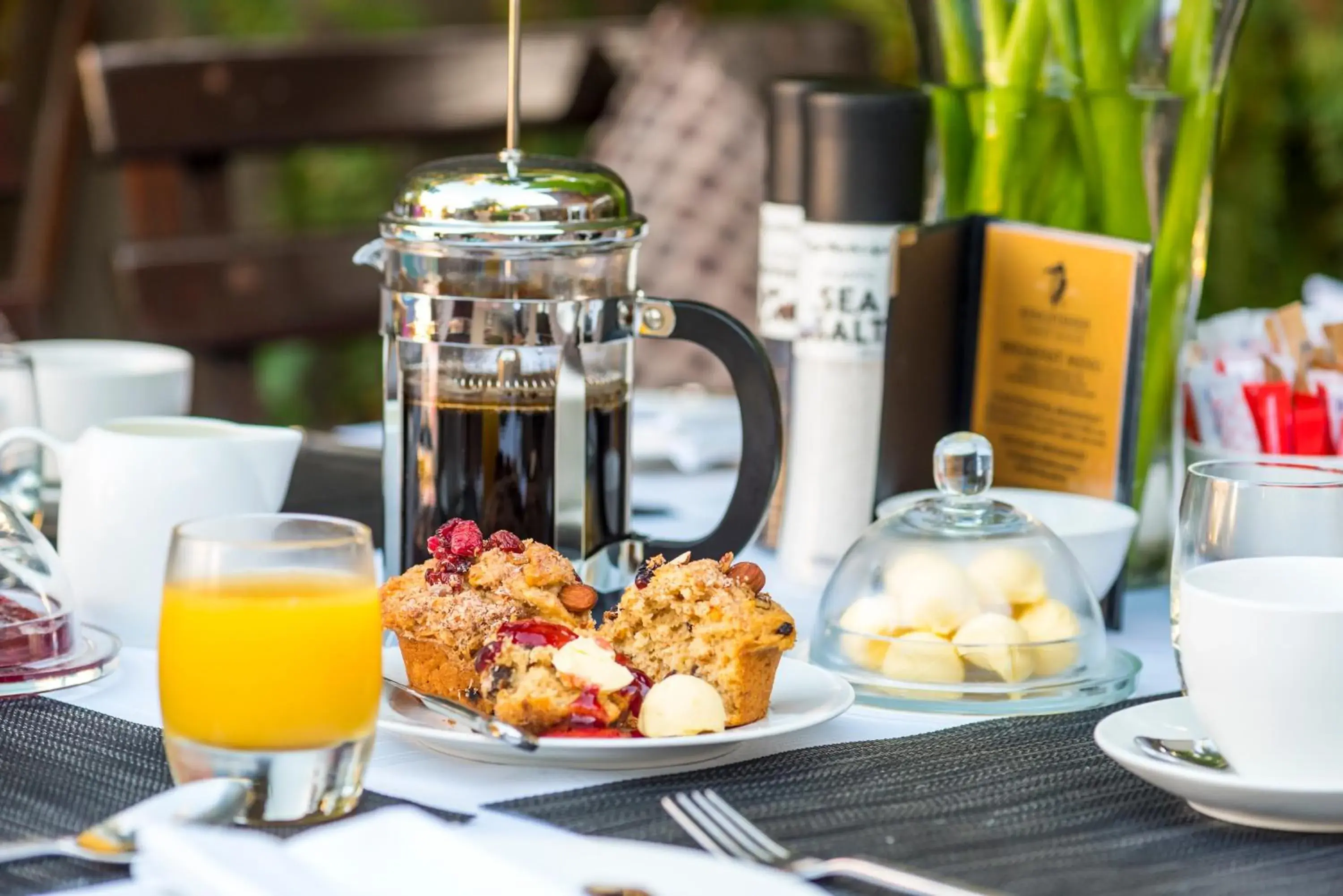 Continental breakfast in Kingfisher GuestHouse Continental breakfast in Kingfisher GuestHouse