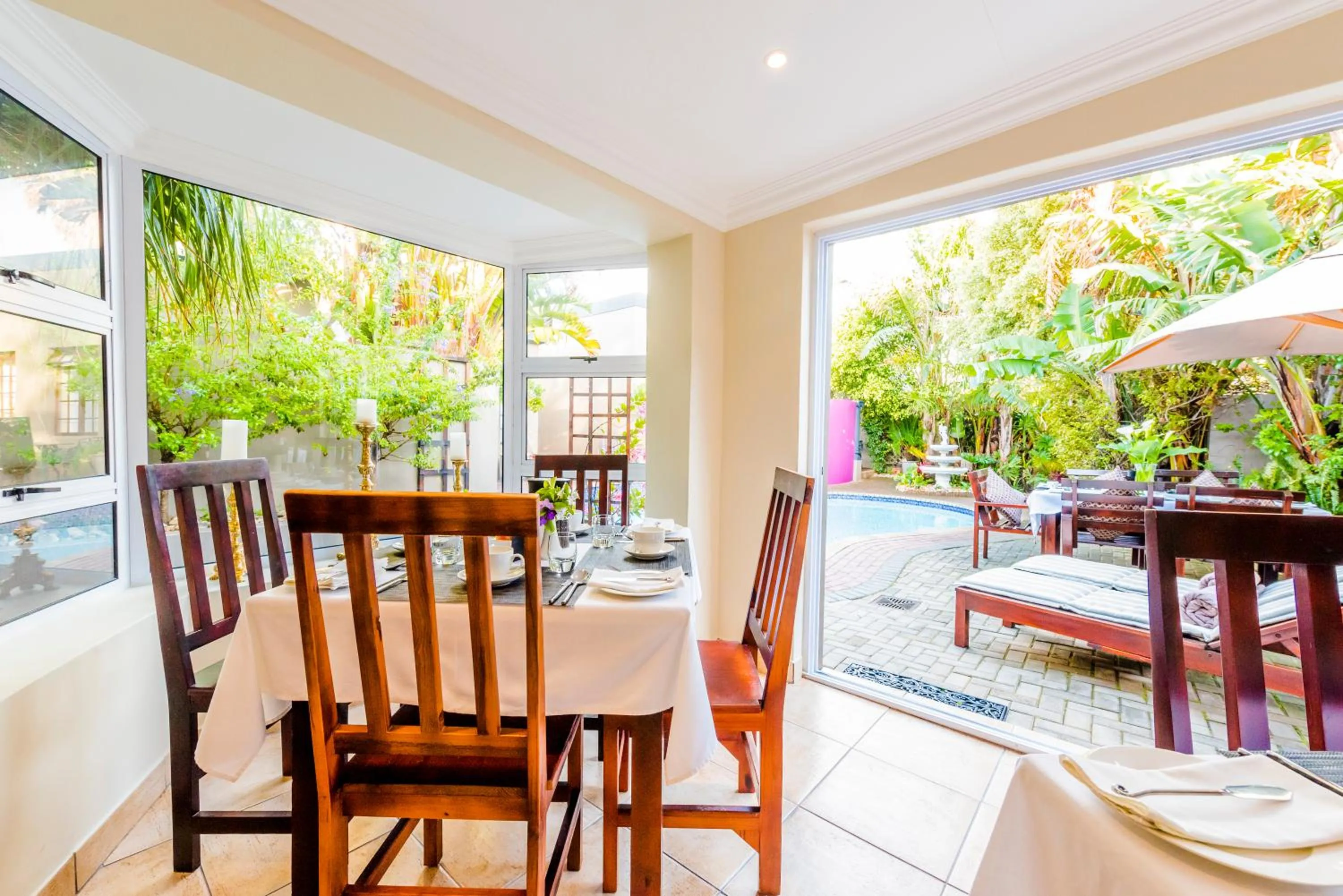 Garden view in Kingfisher GuestHouse