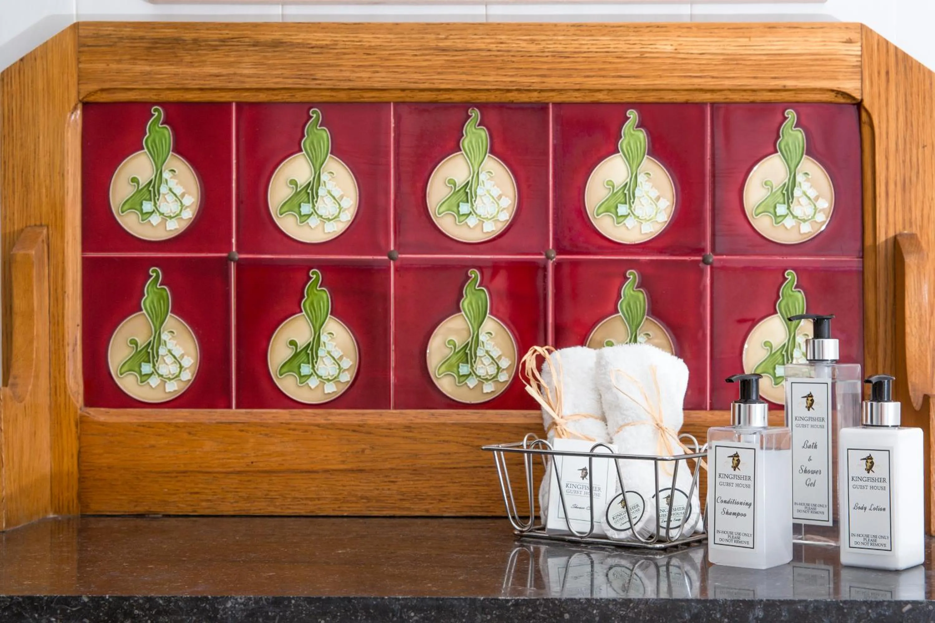 Decorative detail in Kingfisher GuestHouse