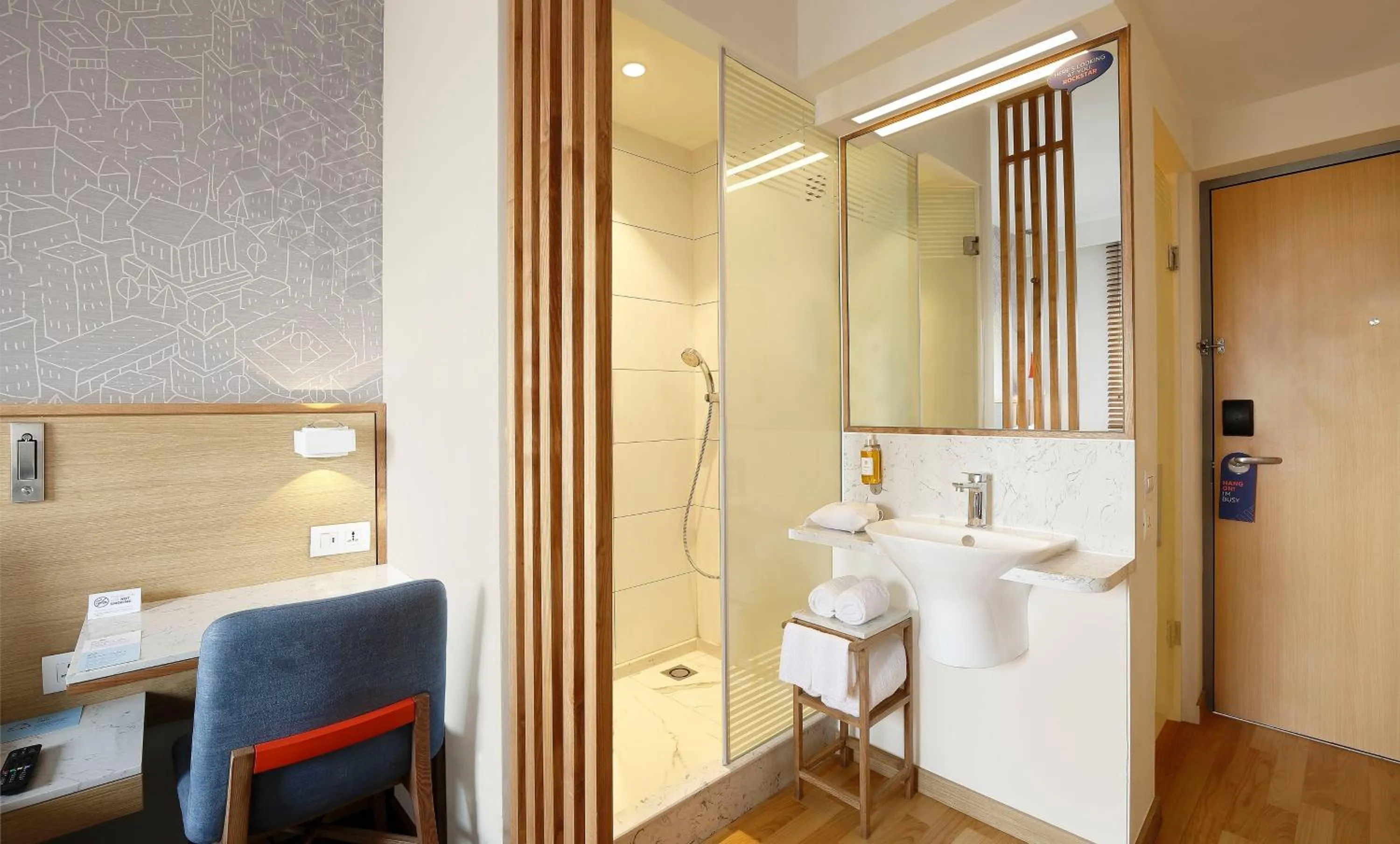 Bathroom in Holiday Inn Express Chennai OMR Thoraipakkam by IHG