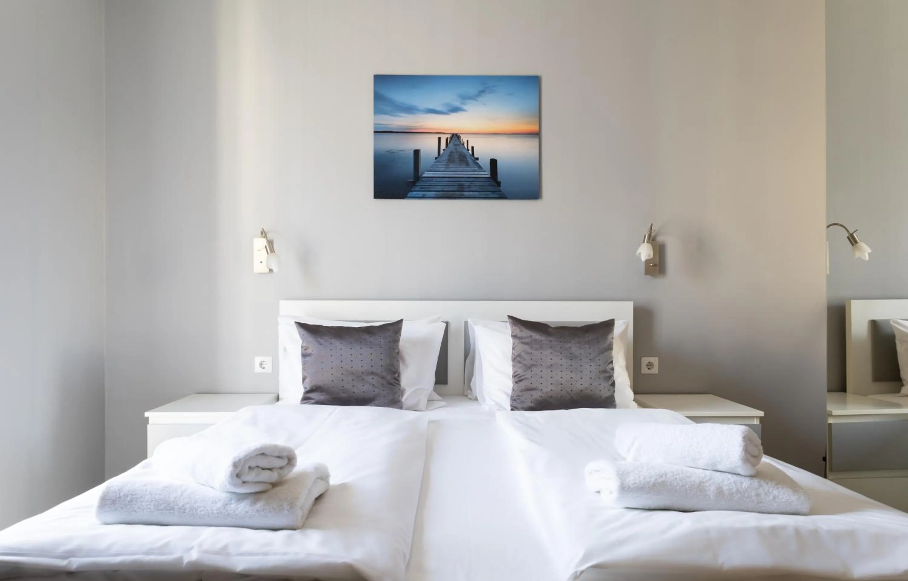 Bed in Di Verdi Imperial Hotel