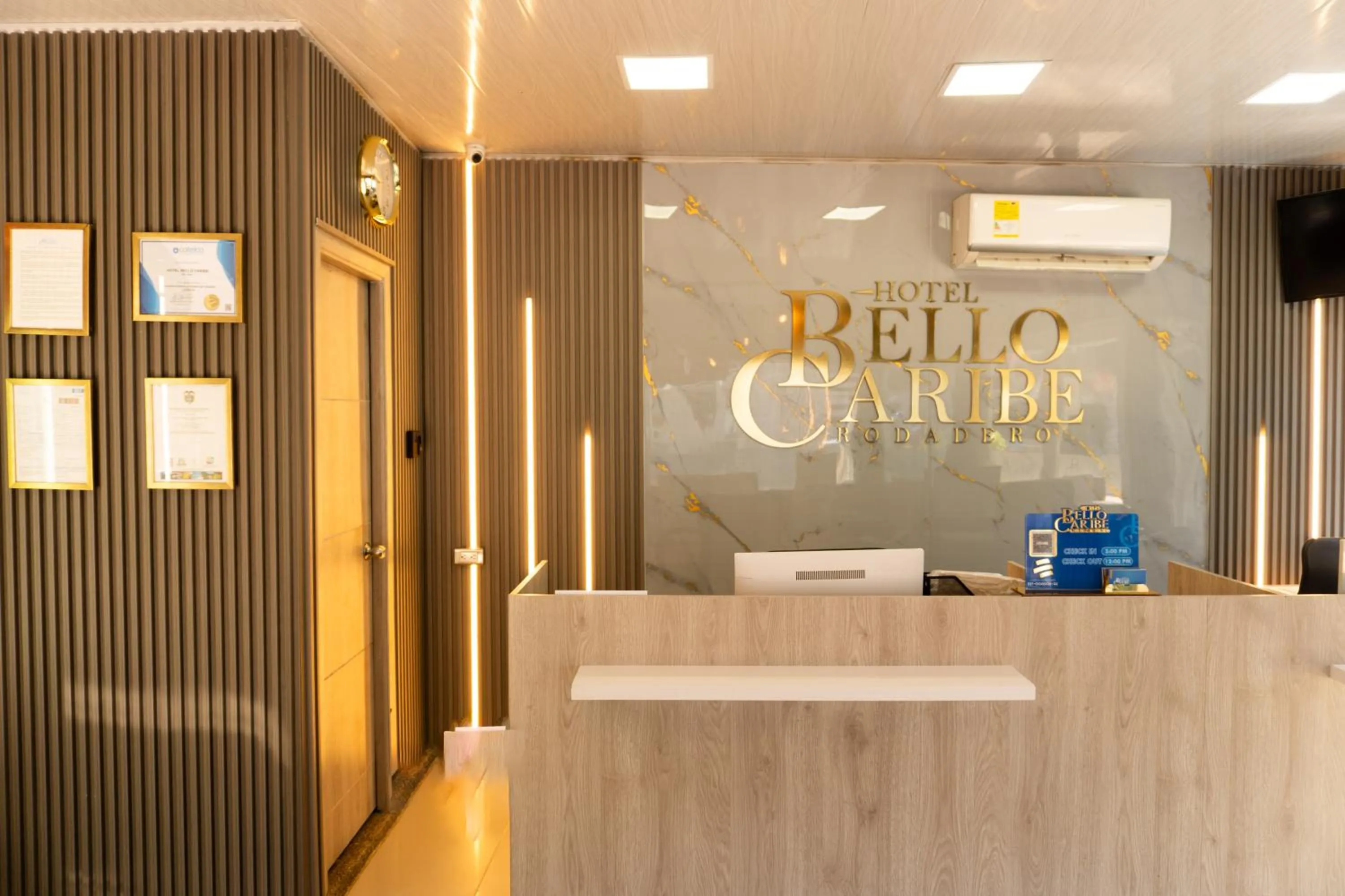 Lobby or reception in Hotel Bello Caribe Rodadero