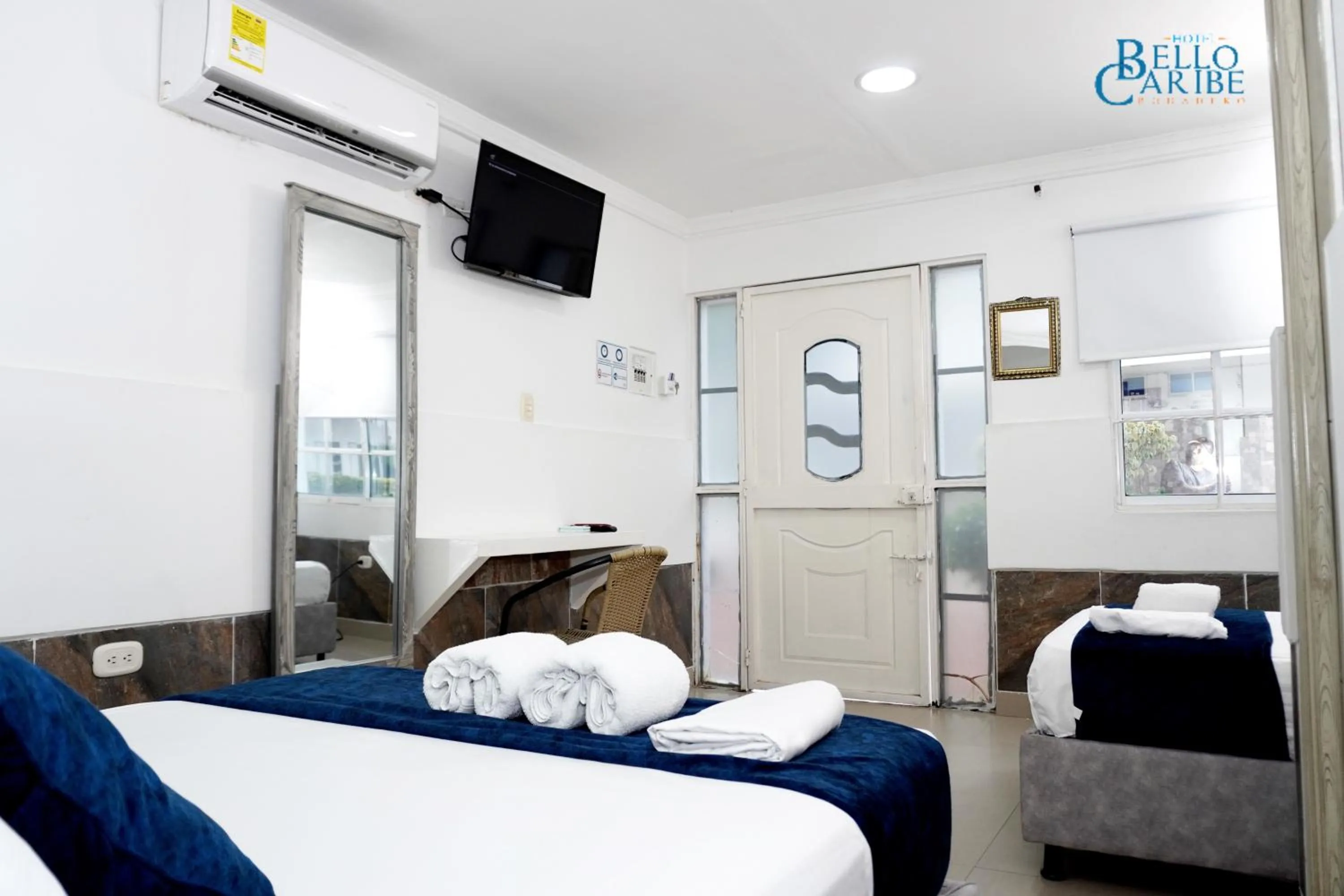 TV and multimedia, Bed in Hotel Bello Caribe Rodadero