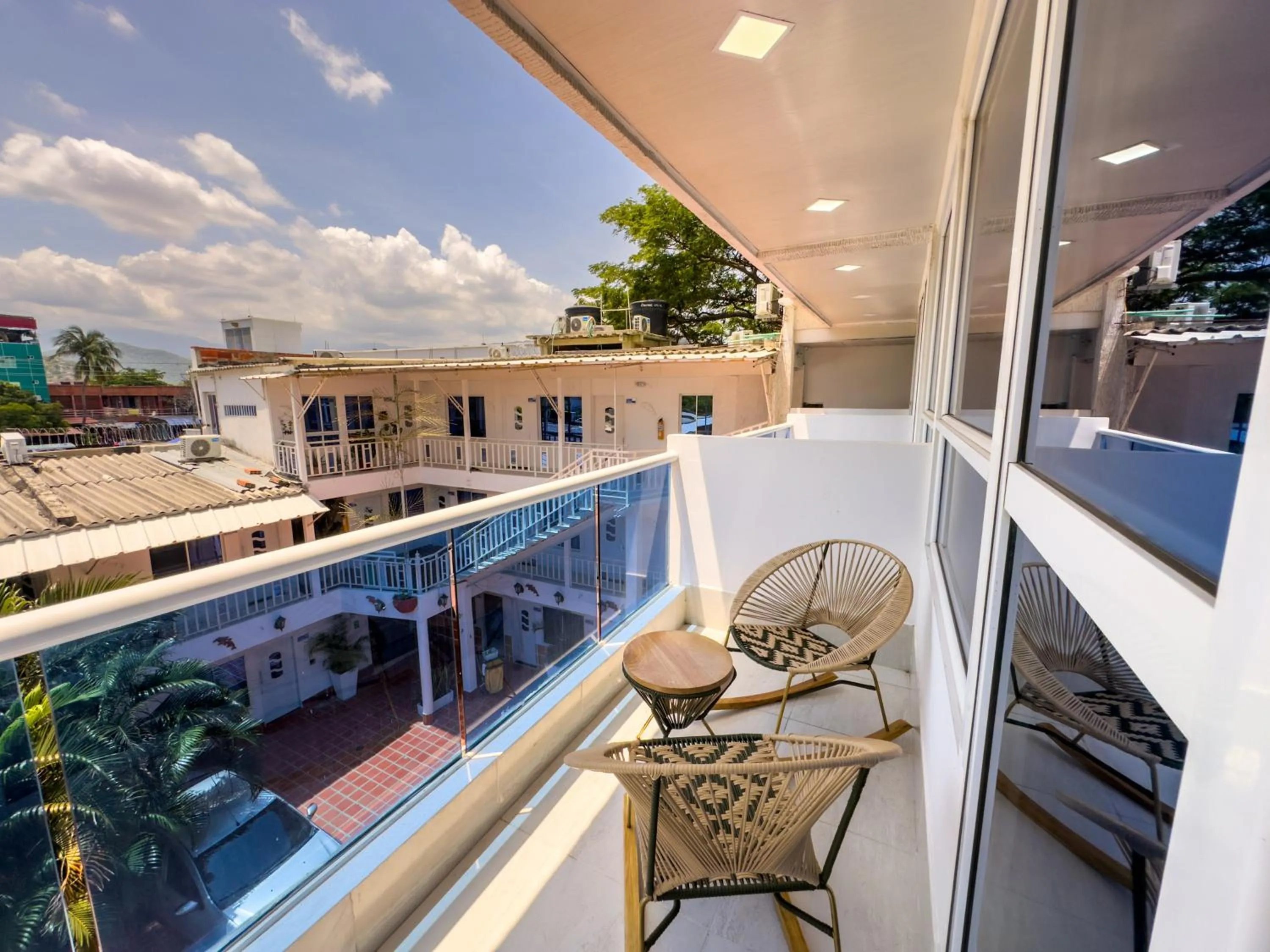 Balcony/Terrace in Hotel Bello Caribe Rodadero