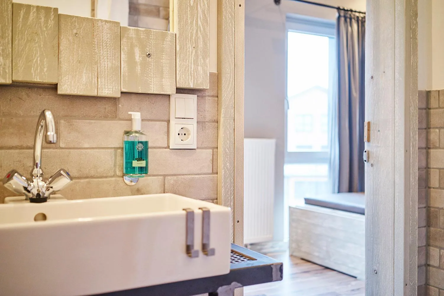 Bathroom in Bretterbude Heiligenhafen