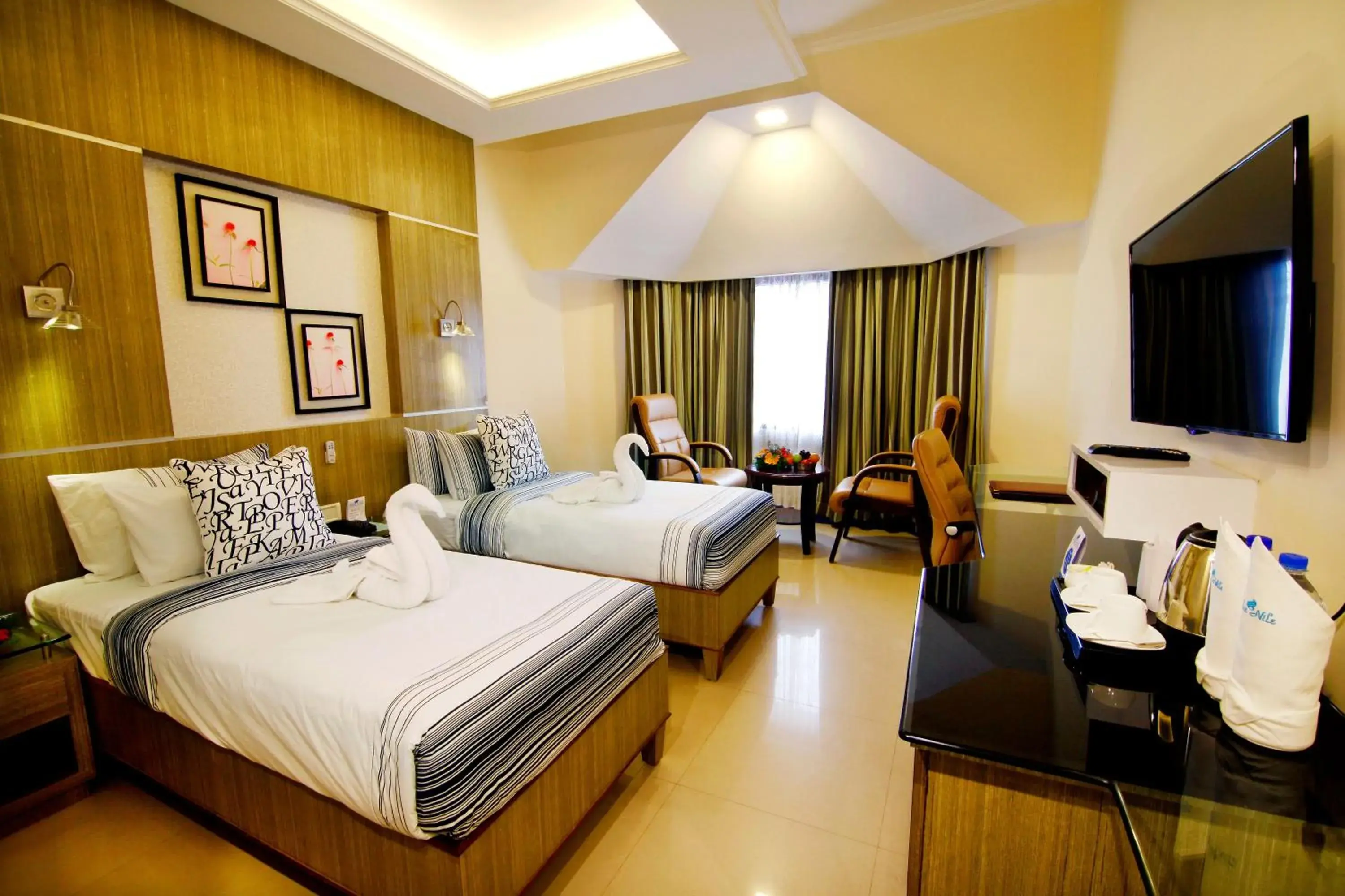 Photo of the whole room, Bed in Hotel Blue Nile Photo of the whole room, Bed in Hotel Blue Nile