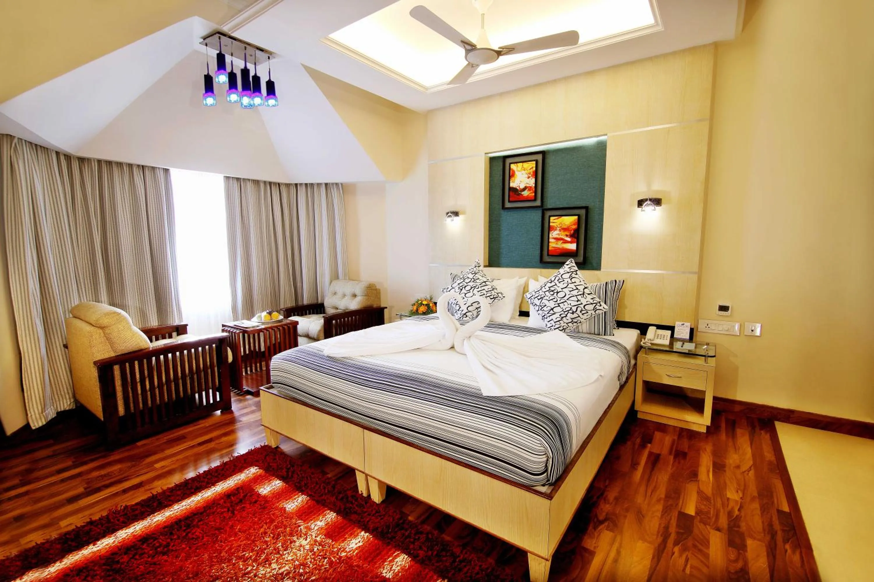 Decorative detail, Bed in Hotel Blue Nile