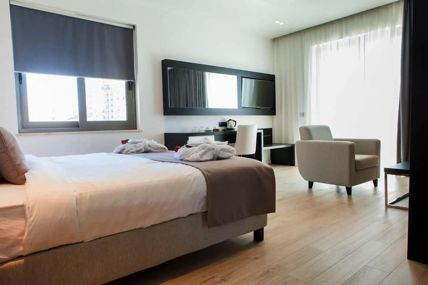 Bed in Andon Lapa Hotel & Spa