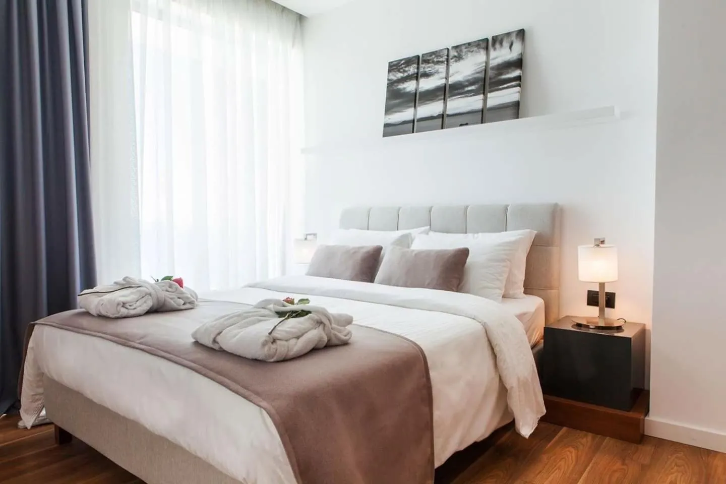 Bed in Andon Lapa Hotel & Spa