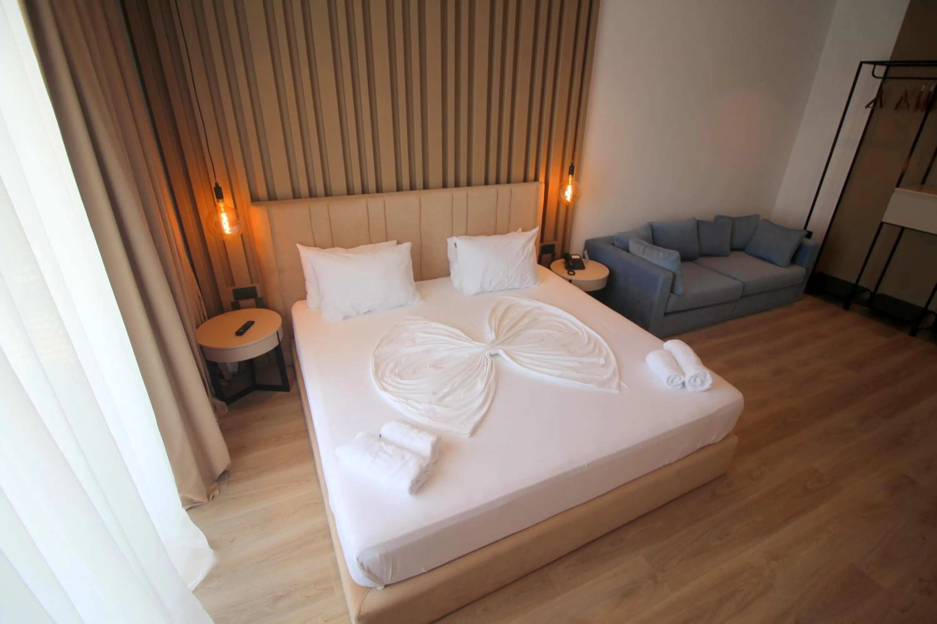Bed in Andon Lapa Hotel & Spa