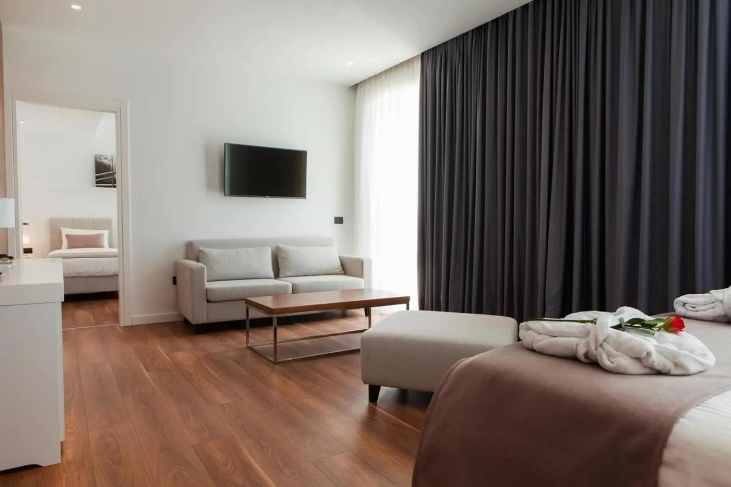 Bed in Andon Lapa Hotel & Spa