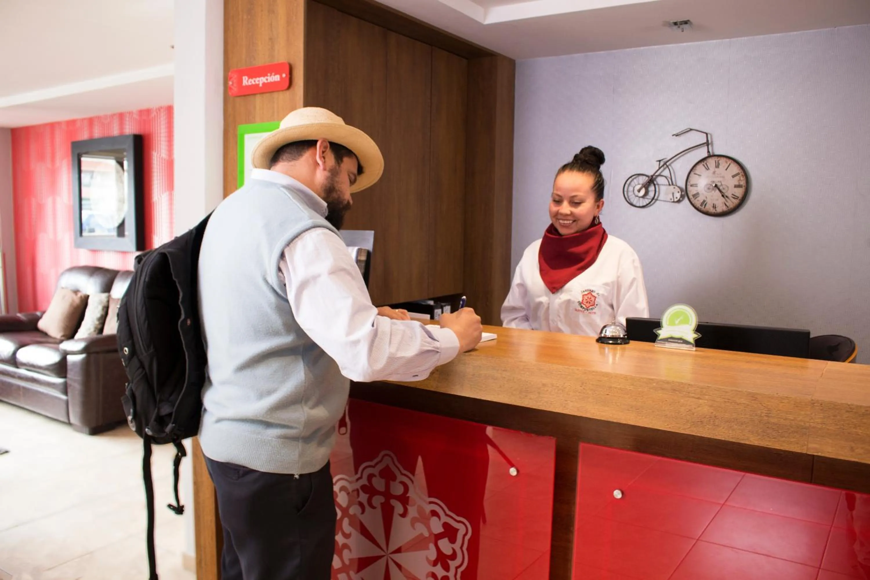 Staff in Hotel Santiago de Compostella Suites