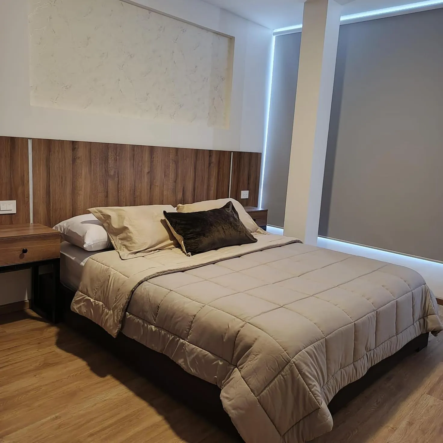 Bed in Hotel Santiago de Compostella Suites