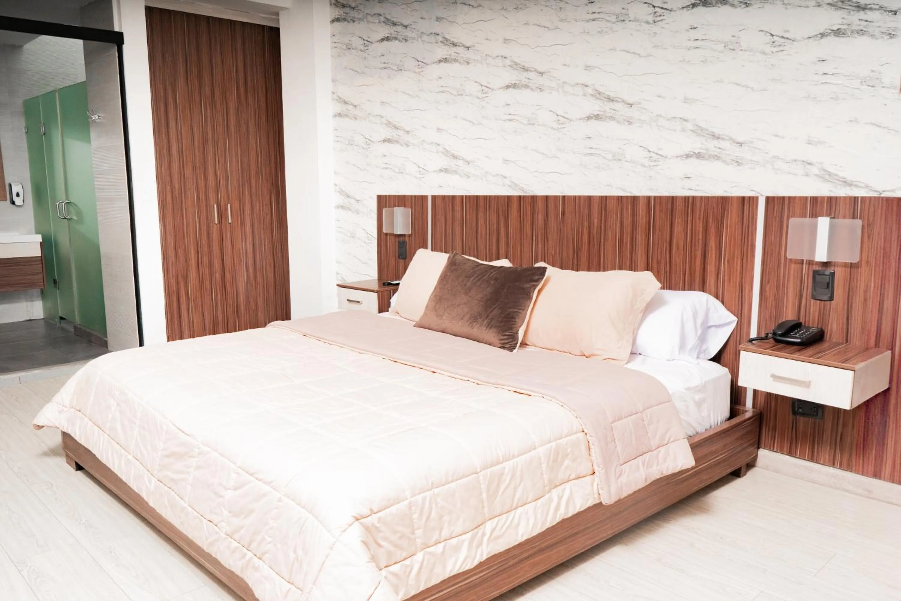 Bed in Hotel Santiago de Compostella Suites