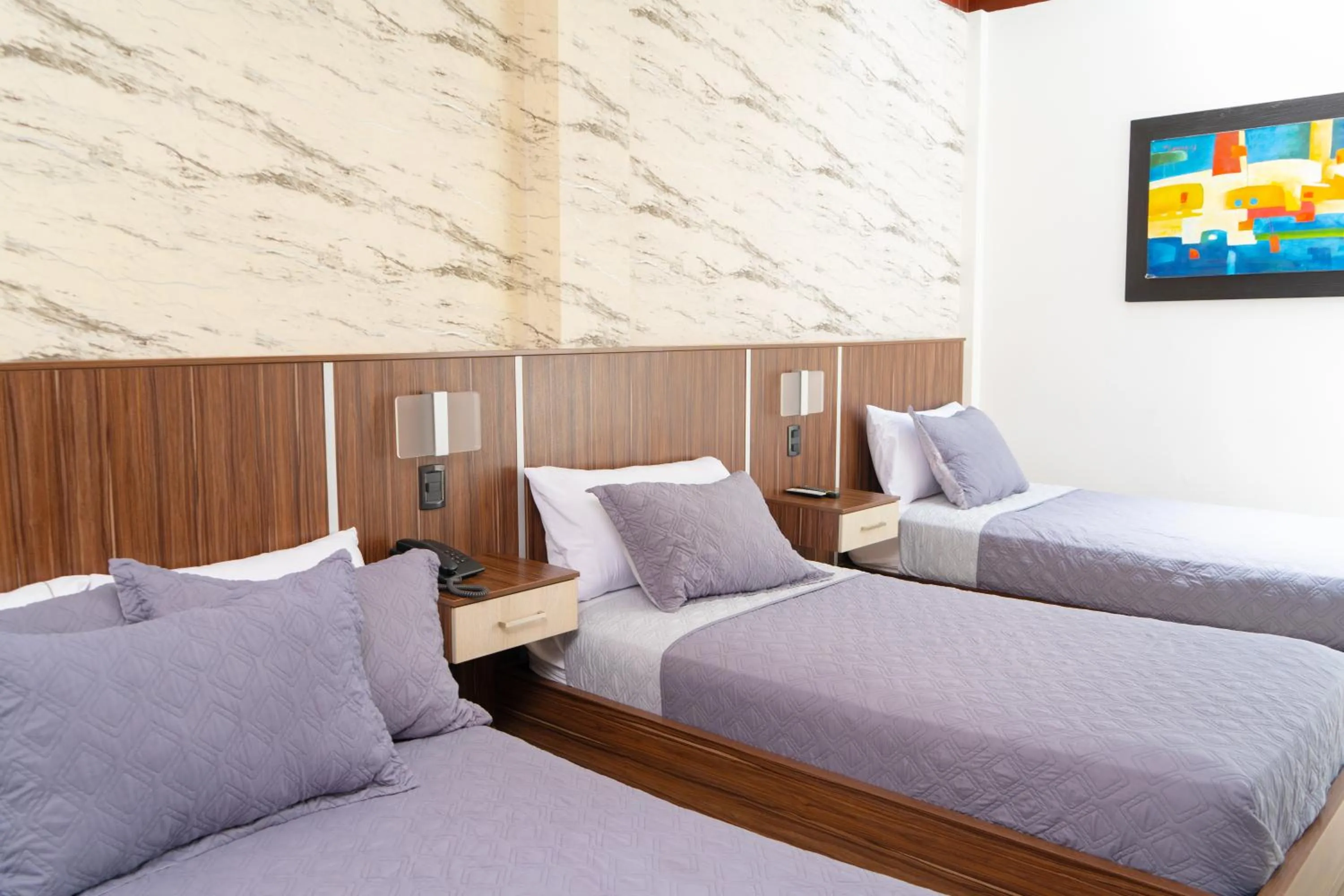 Bed in Hotel Santiago de Compostella Suites