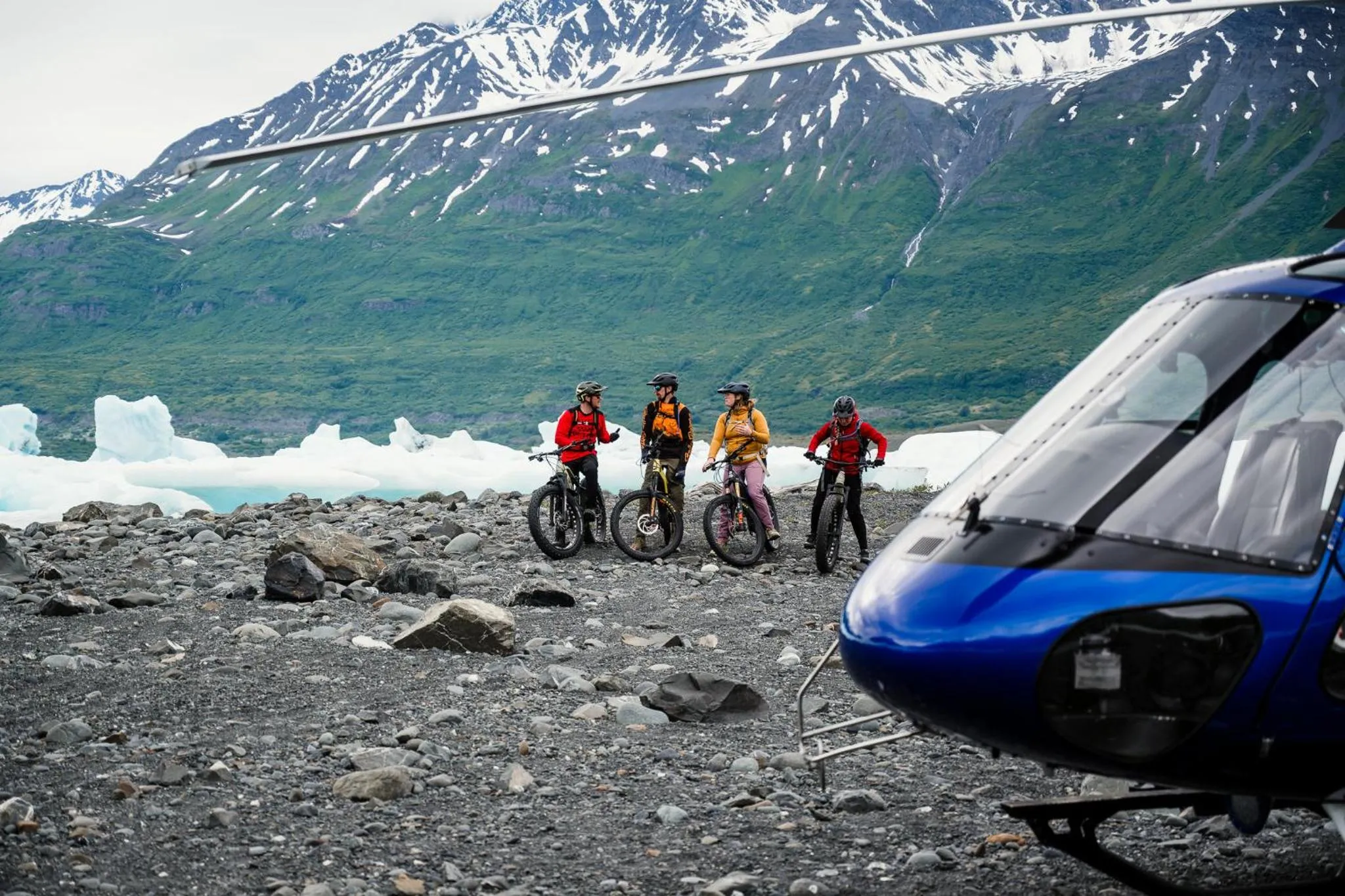 Cycling in Alaska Glacier Lodge