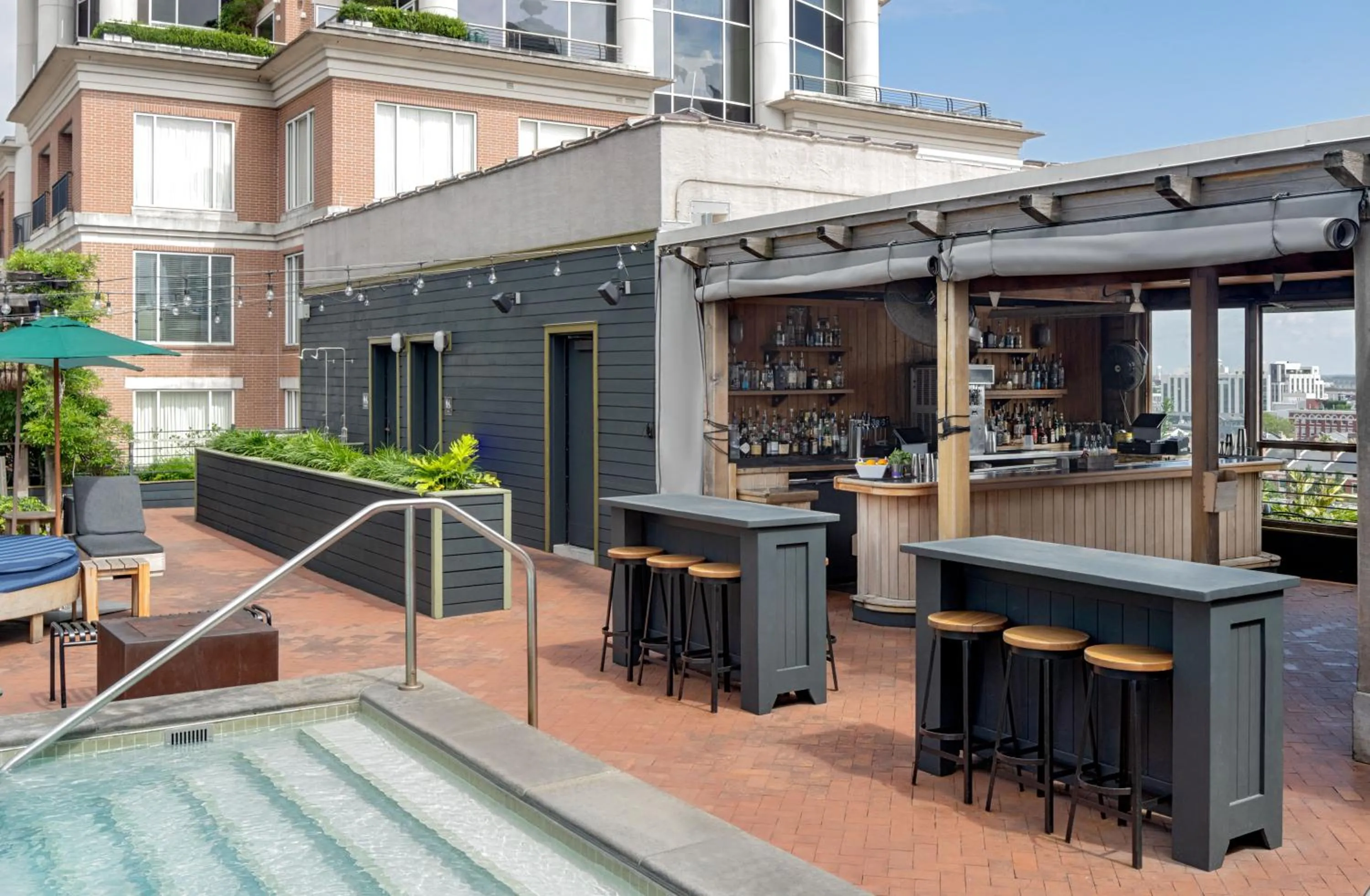 Swimming pool in The Barnett, part of JdV by Hyatt