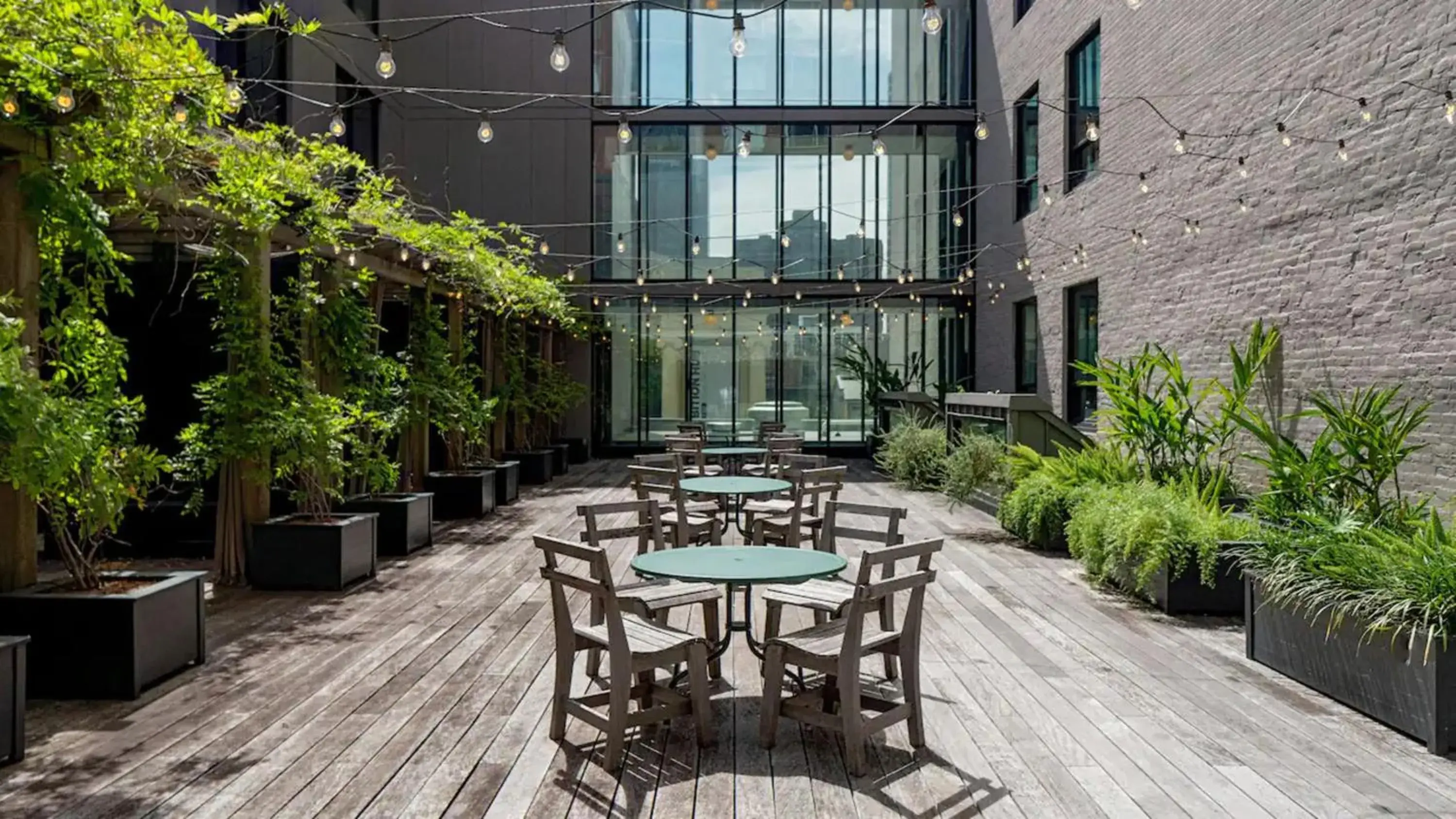 Inner courtyard view in The Barnett, part of JdV by Hyatt Inner courtyard view in The Barnett, part of JdV by Hyatt