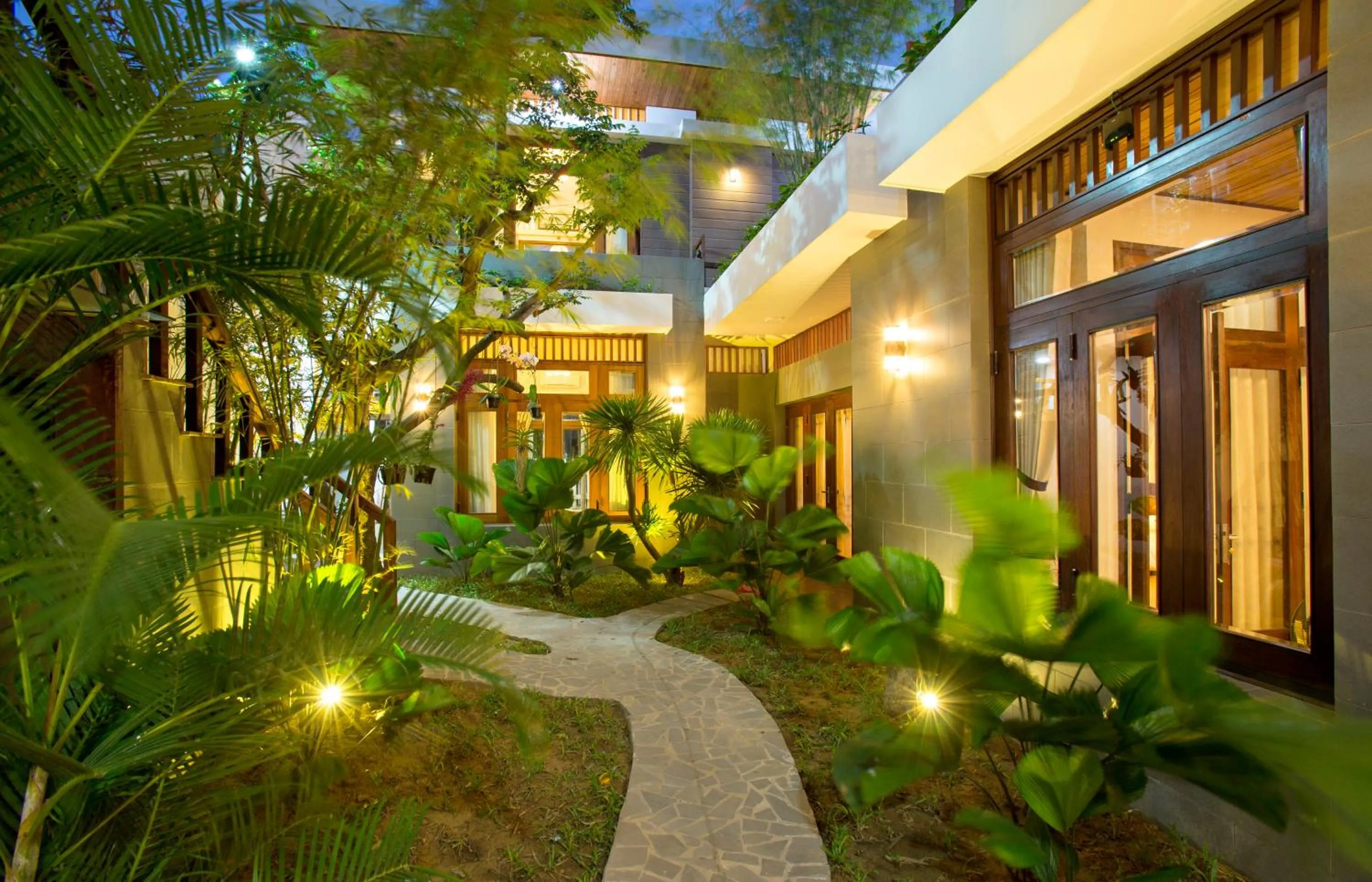 Natural landscape in Hanging Garden Hoi An