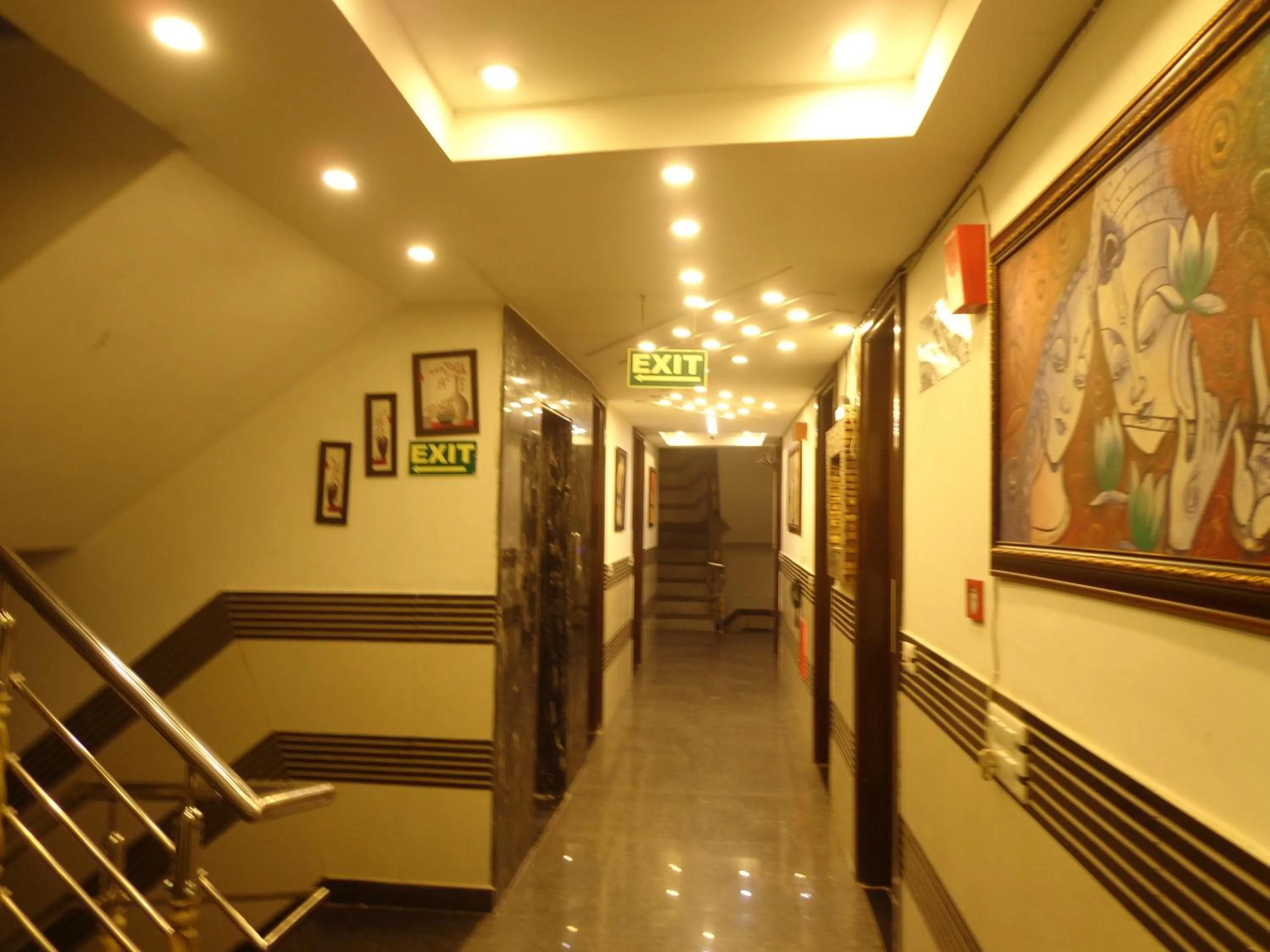 Lobby or reception in Hotel Station View Opposite New Delhi Railway