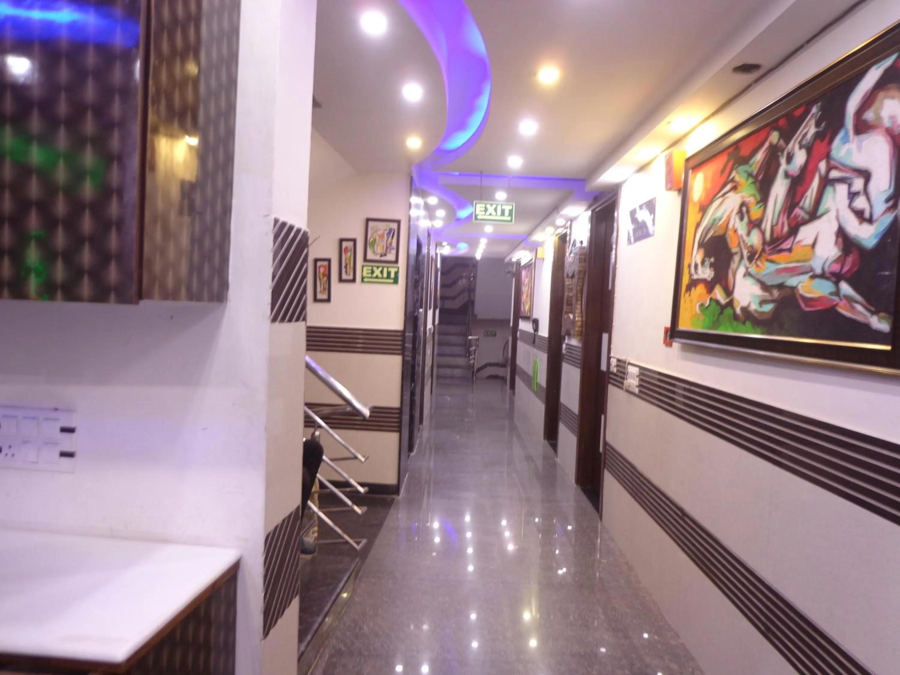 Lobby or reception in Hotel Station View Opposite New Delhi Railway